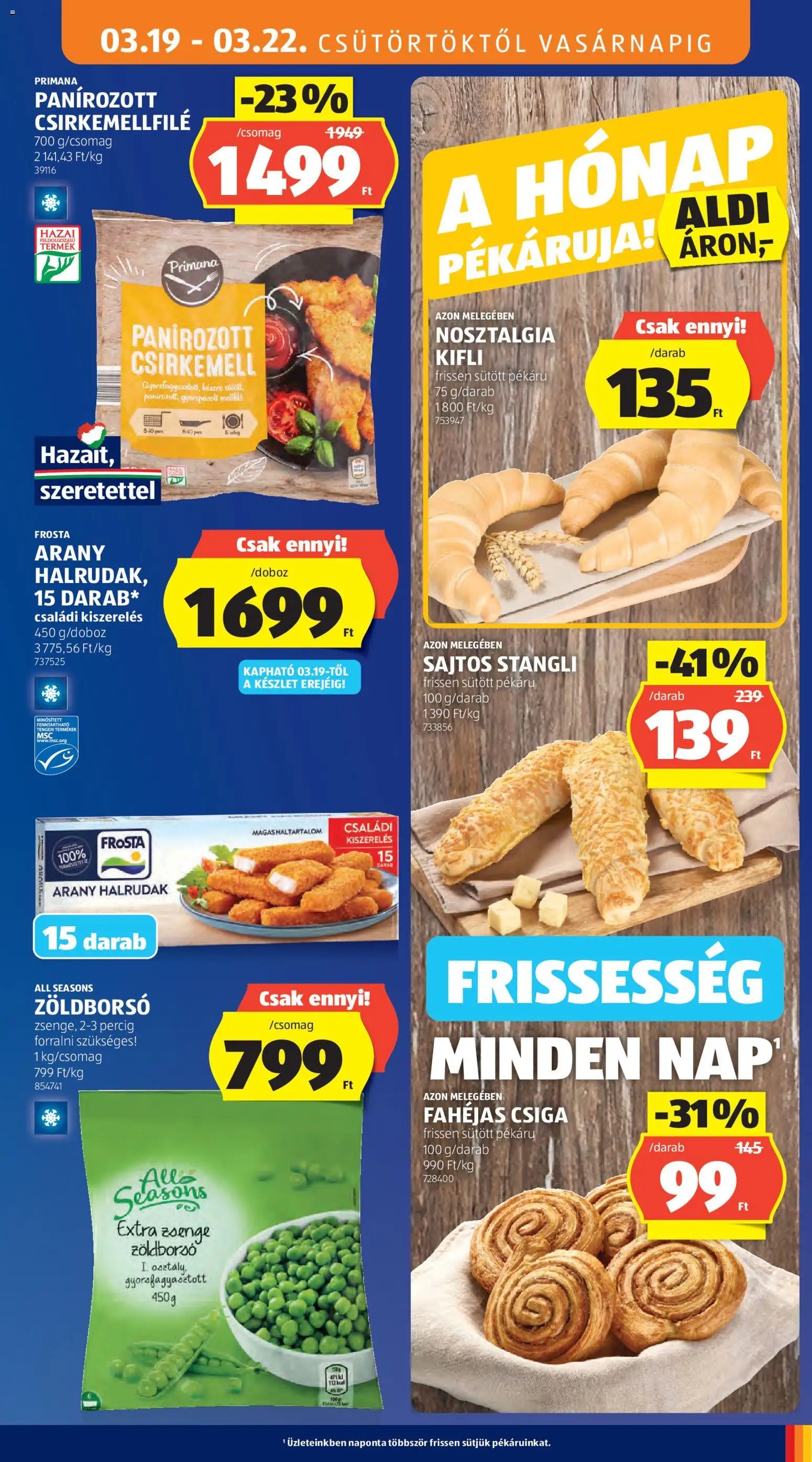 Aldi újság 2026.03.19. Aldi akciós újság (2026-03-19 - 2026-03-25)