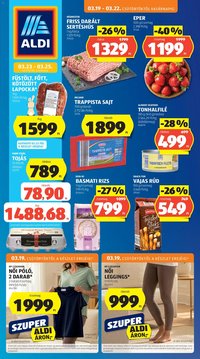 Aldi újság 2026.03.19. Aldi akciós újság (2026-03-19 - 2026-03-25)