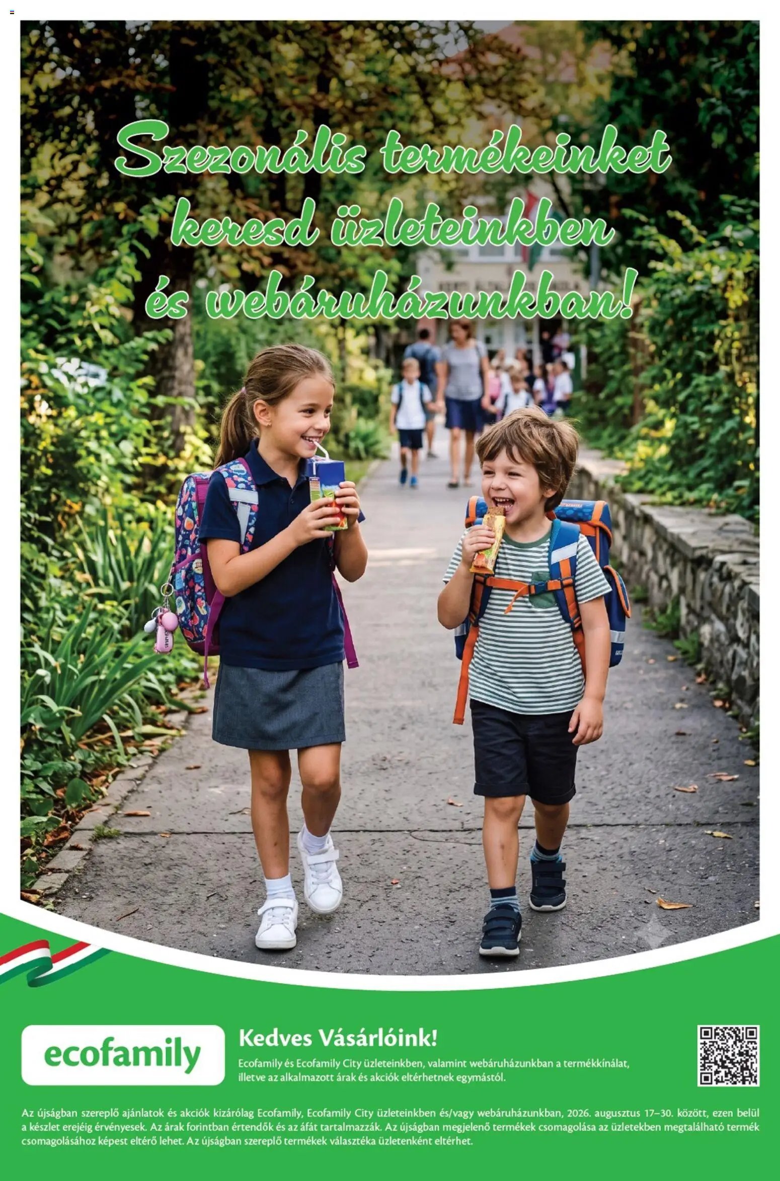 Ecofamily újság 2026.08.17. Ecofamily akciós újság