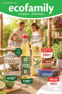 Ecofamily újság 2026.08.17. Ecofamily akciós újság