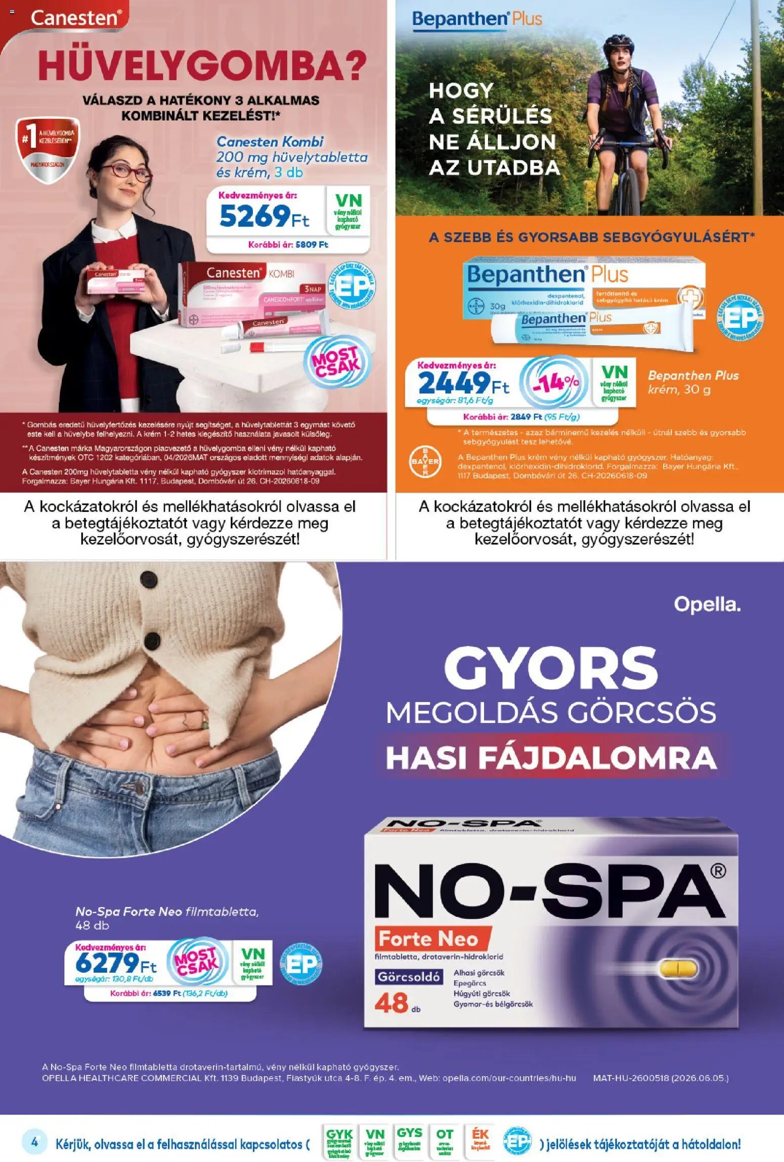 Gyöngy Patikák újság 2026.08.01. Gyöngy Patikák akciós újság
