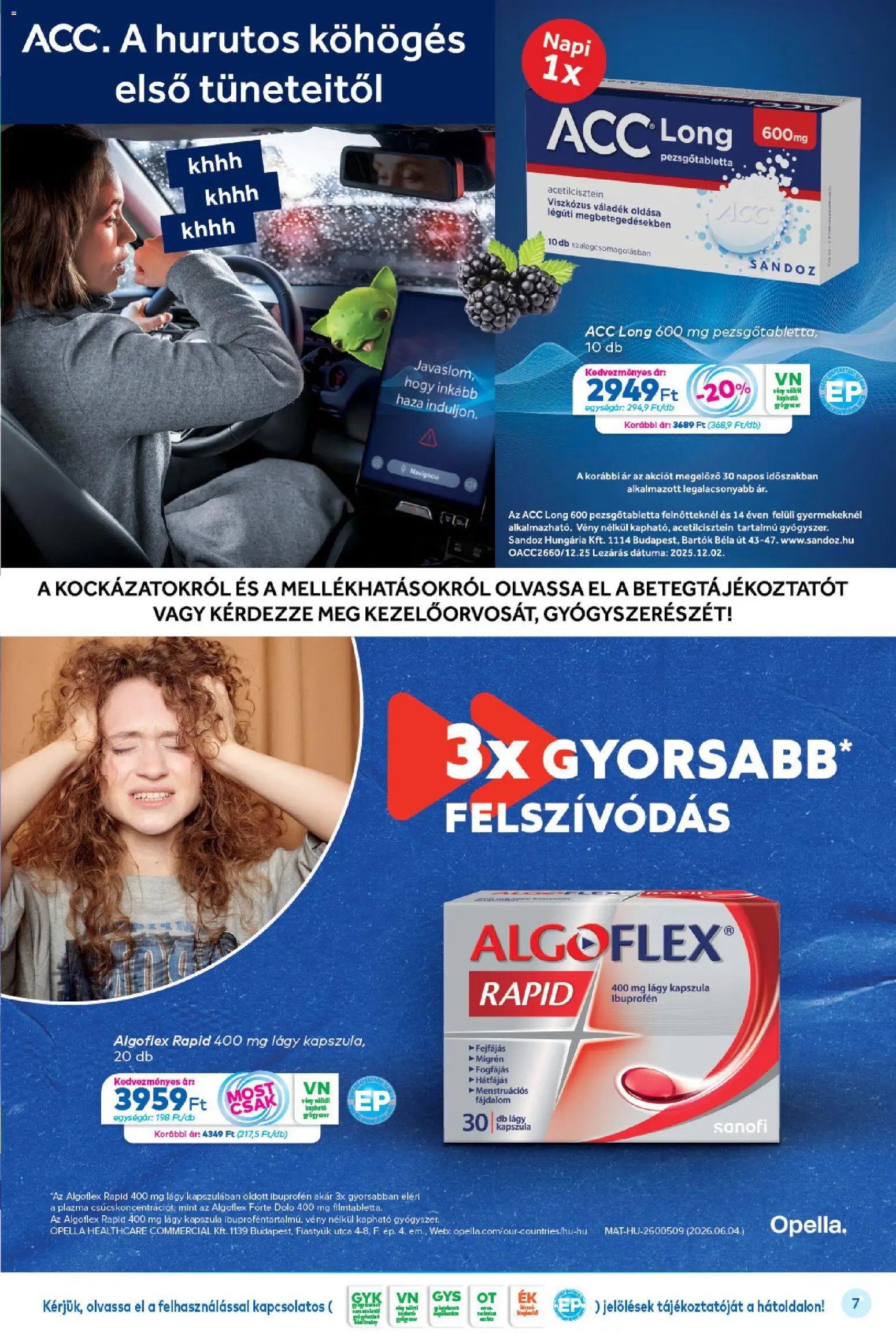 Gyöngy Patikák újság 2026.08.01. Gyöngy Patikák akciós újság