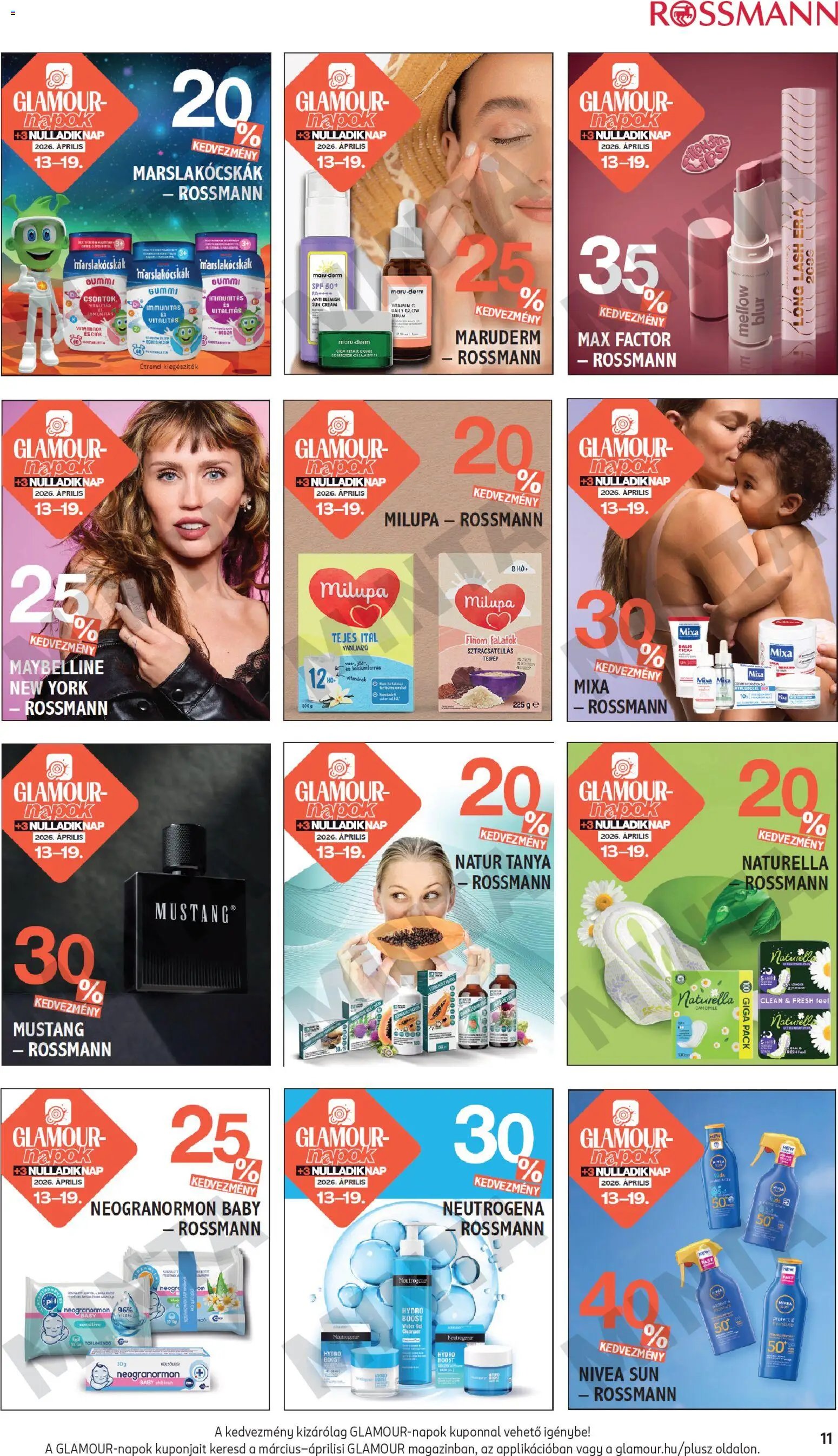 Rossmann újság 2026.04.13. Rossmann akciós újság (2026-04-13 - 2026-04-19)