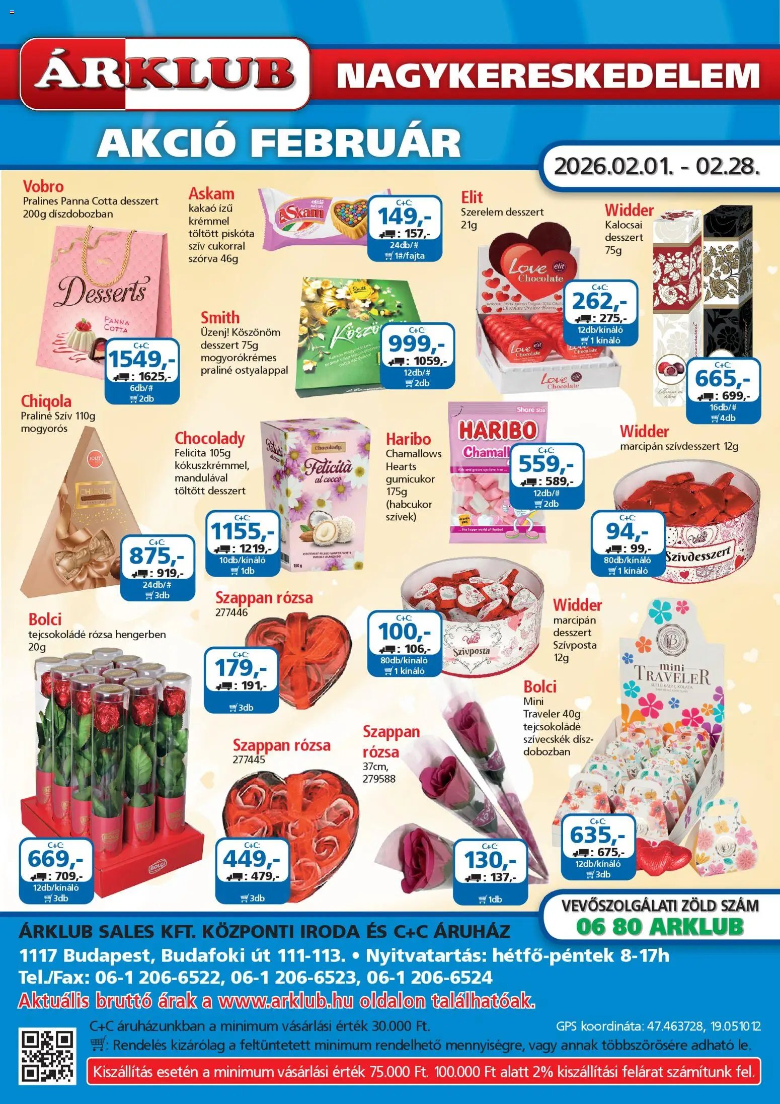 ÁRKLUB újság 2026.02.01. Akciós újság ÁRKLUB (2026-02-01 - 2026-02-28)