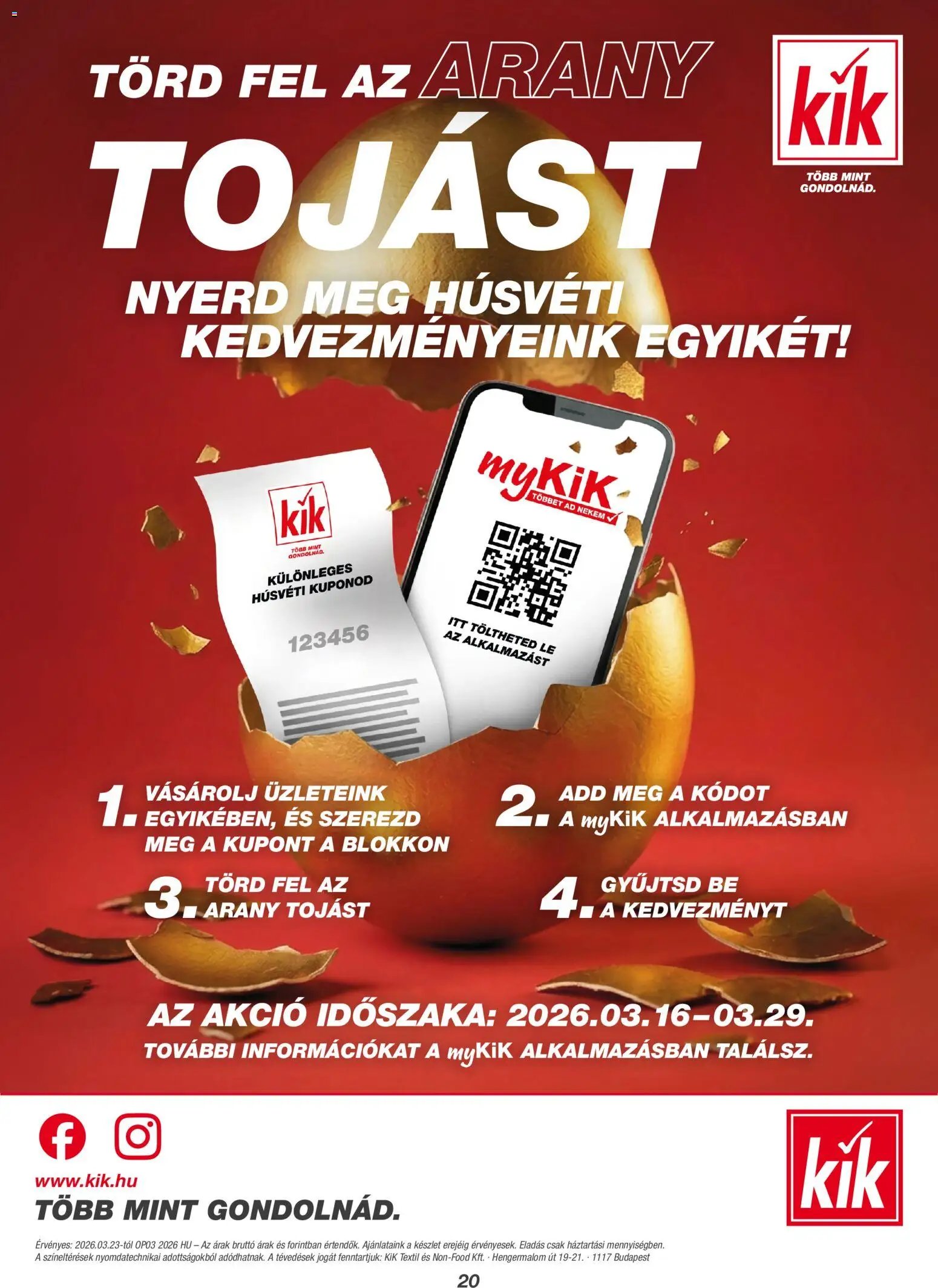Kik újság 2026.03.23. Kik akciós újság (2026-03-23)
