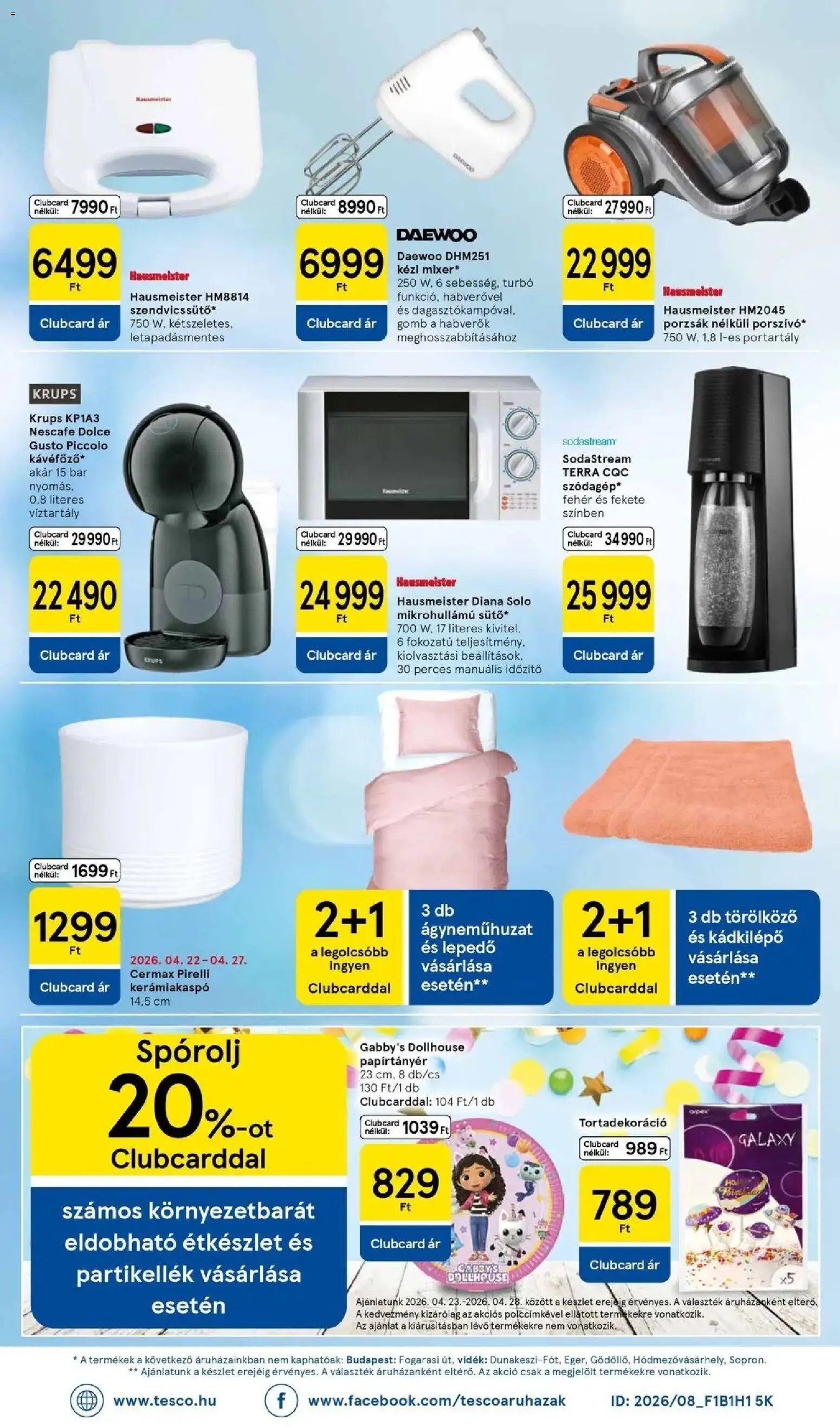 Tesco újság 2026.04.23. Tesco akciós újság (2026-04-23 - 2026-04-29)