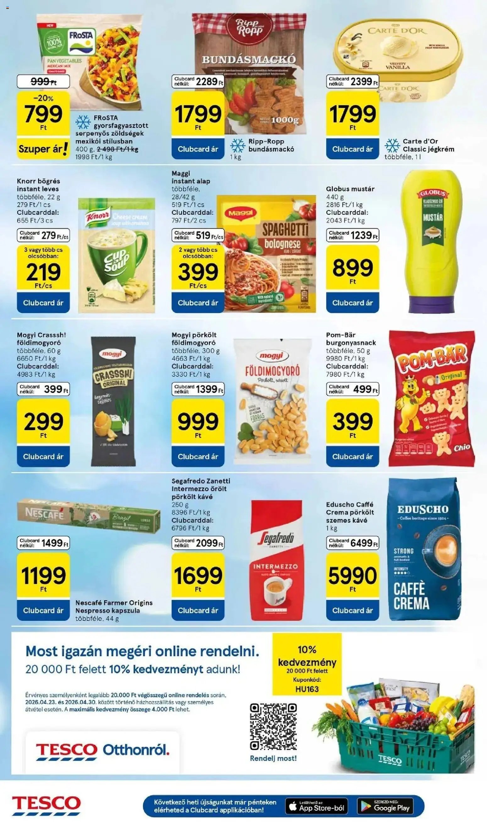 Tesco újság 2026.04.23. Tesco akciós újság (2026-04-23 - 2026-04-29)