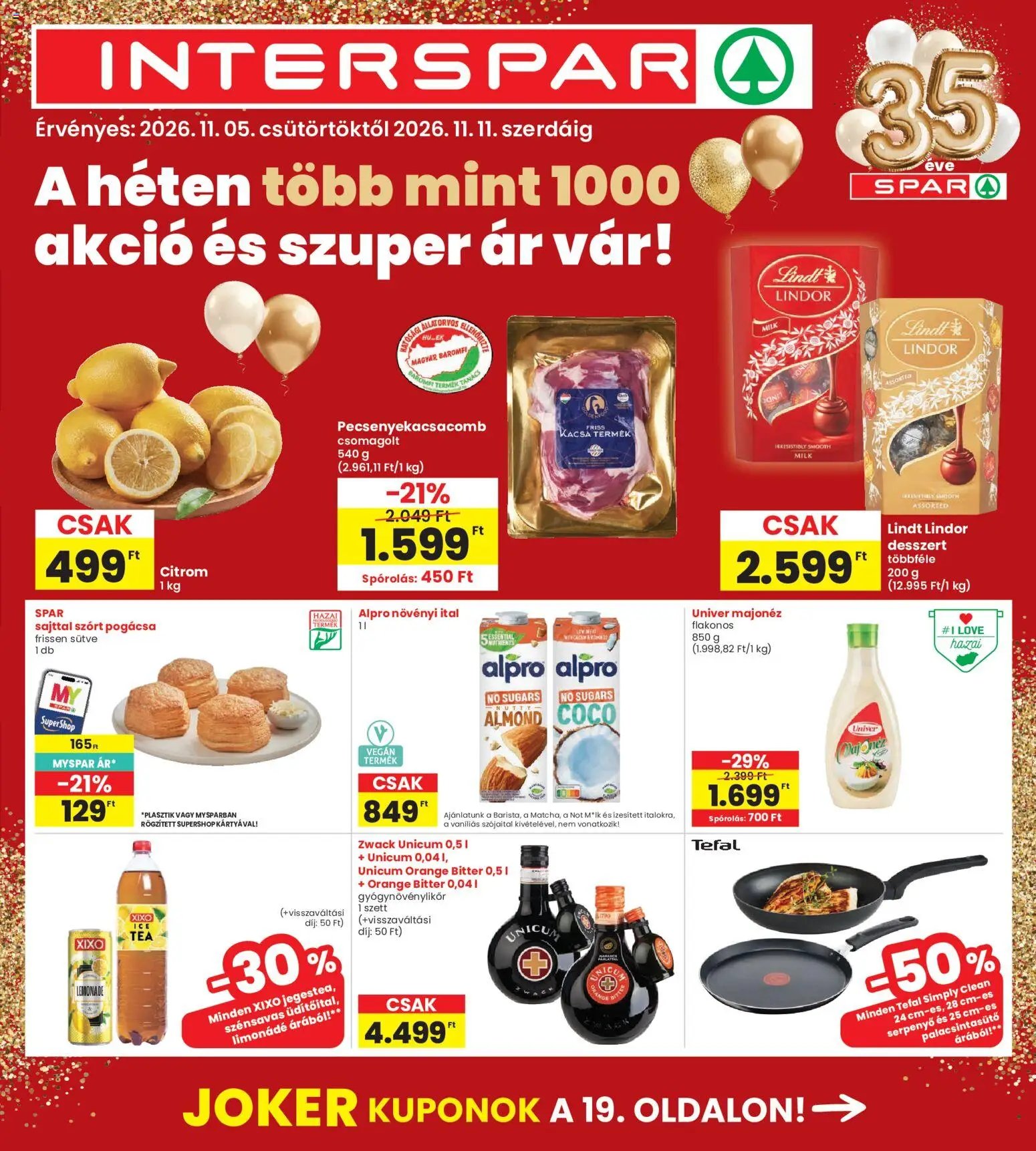 Interspar akciós ujság 2026.11.05. - BLACK FRIDAY katalógus ⚡