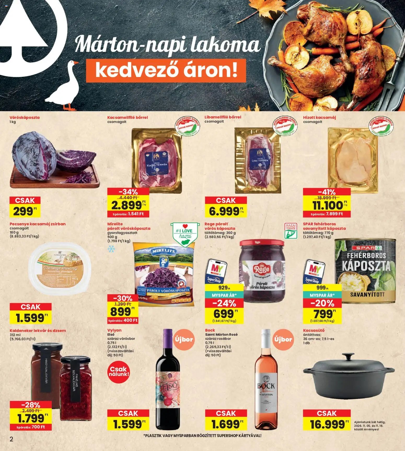 Interspar akciós ujság 2026.11.05. - BLACK FRIDAY katalógus ⚡