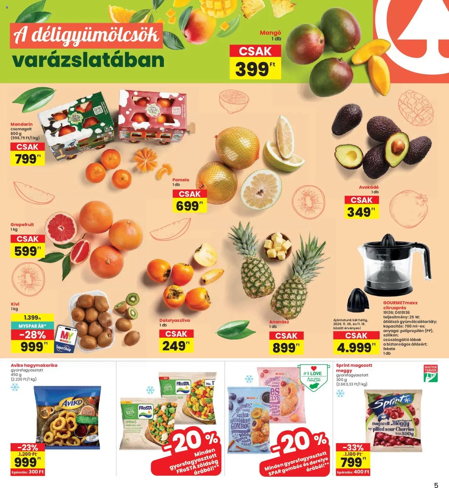 Interspar akciós ujság 2026.11.05. - BLACK FRIDAY katalógus ⚡