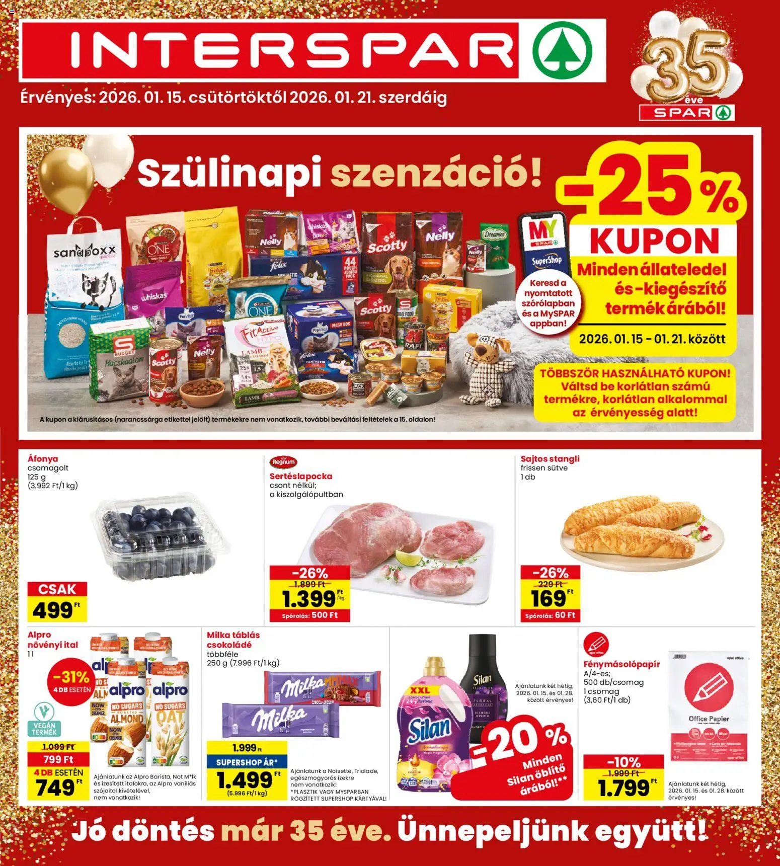 Interspar újság 2026.01.15. Akciós újság Interspar (2026-01-15 - 2026-01-21)