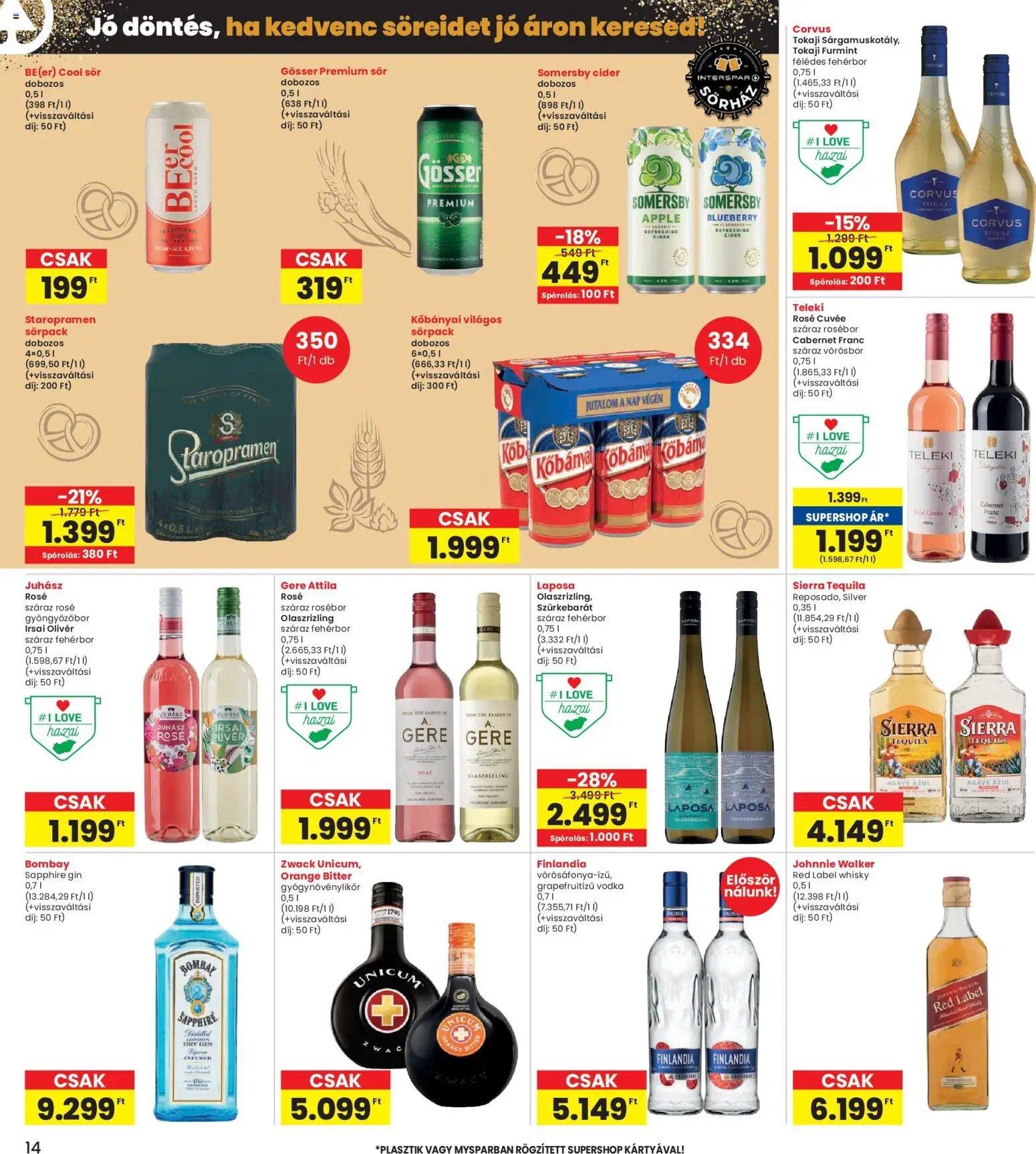 Interspar újság 2026.01.15. Akciós újság Interspar (2026-01-15 - 2026-01-21)