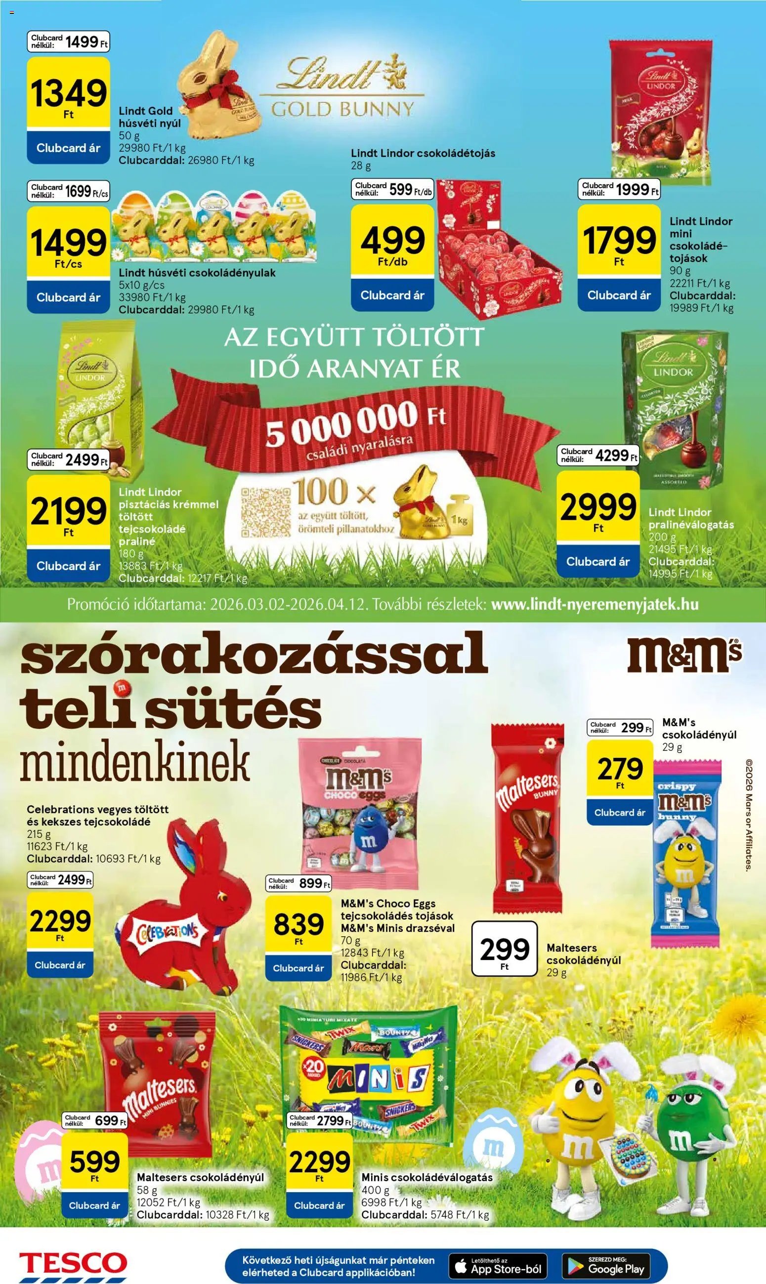 Tesco újság 2026.03.26. Tesco aktuális akciós újság (2026-03-26 - 2026-04-01)