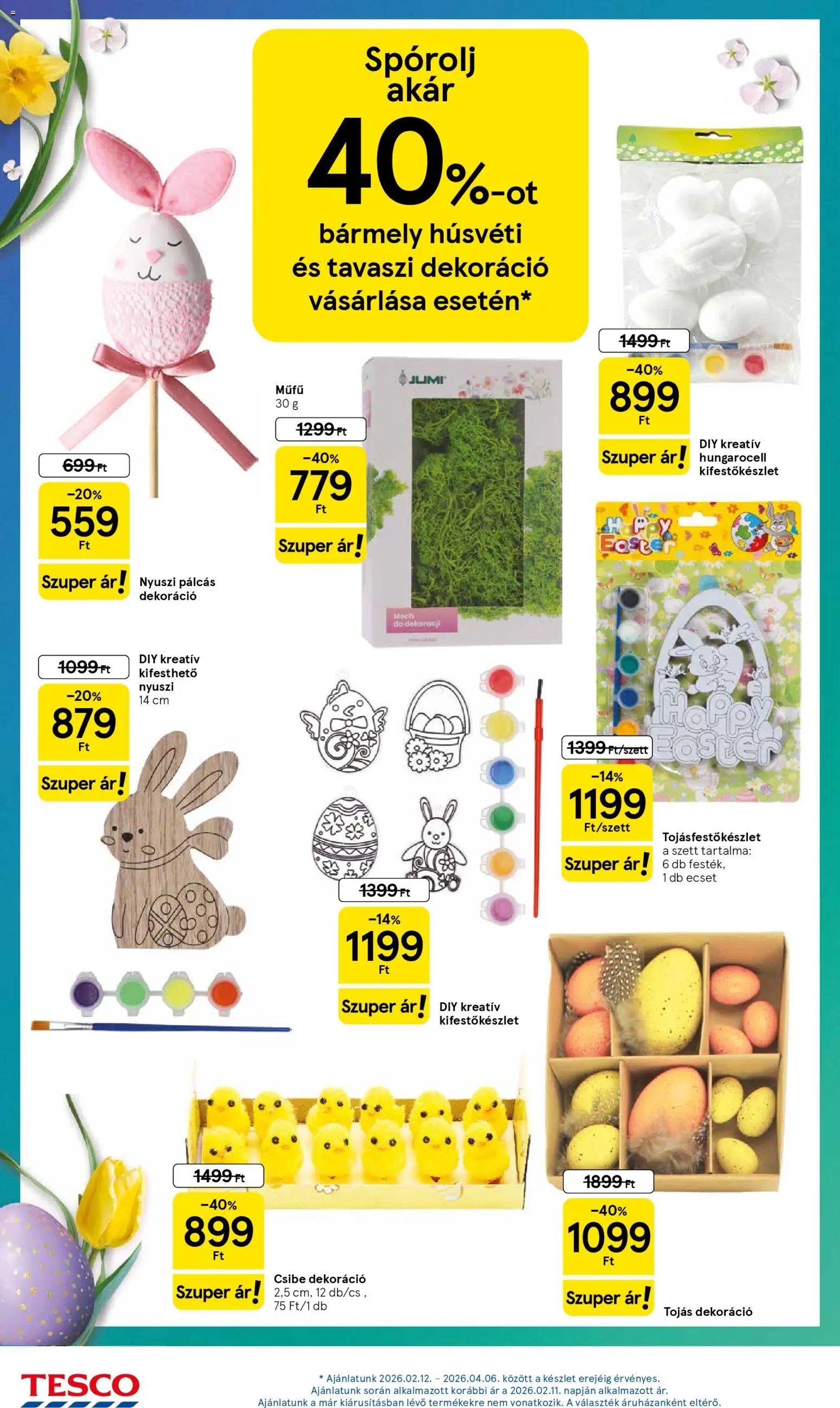 Tesco újság 2026.03.26. Tesco aktuális akciós újság (2026-03-26 - 2026-04-01)
