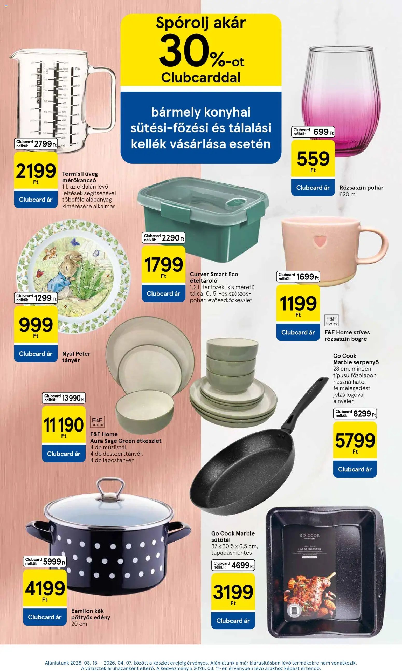 Tesco újság 2026.03.26. Tesco aktuális akciós újság (2026-03-26 - 2026-04-01)