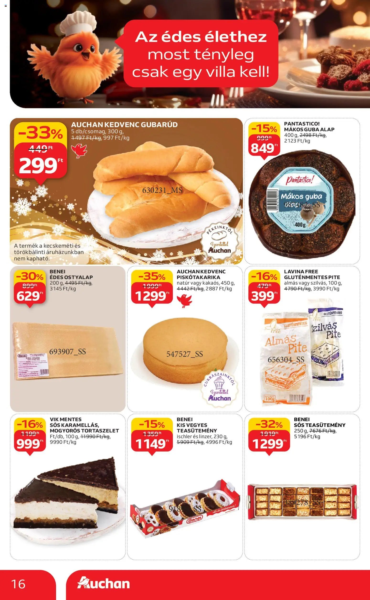 Auchan újság 2025.11.20. Karácsonyi prémium élelmiszer hipermarket ajánlataink (2025-11-20 - 2025-12-24)