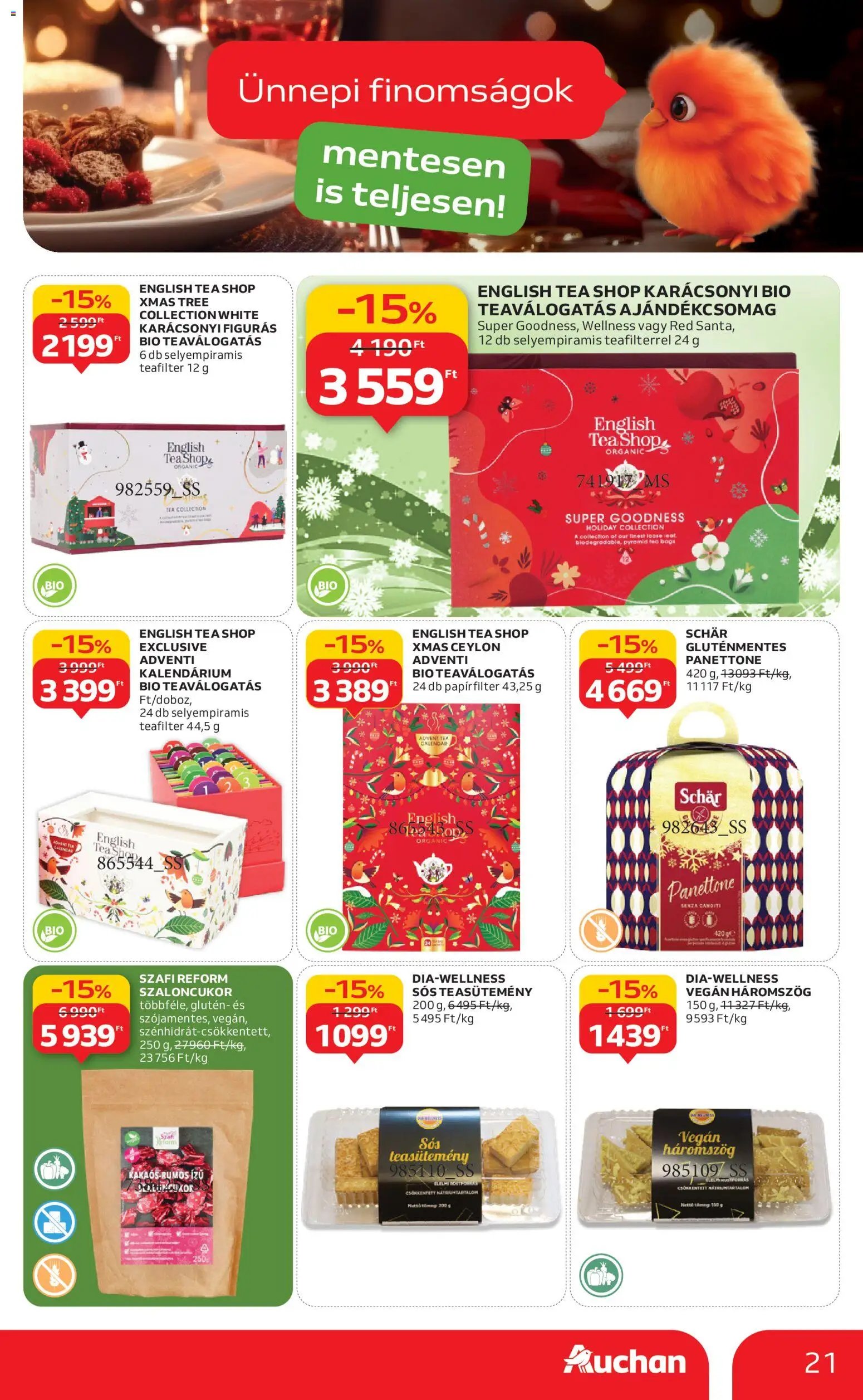 Auchan újság 2025.11.20. Karácsonyi prémium élelmiszer hipermarket ajánlataink (2025-11-20 - 2025-12-24)