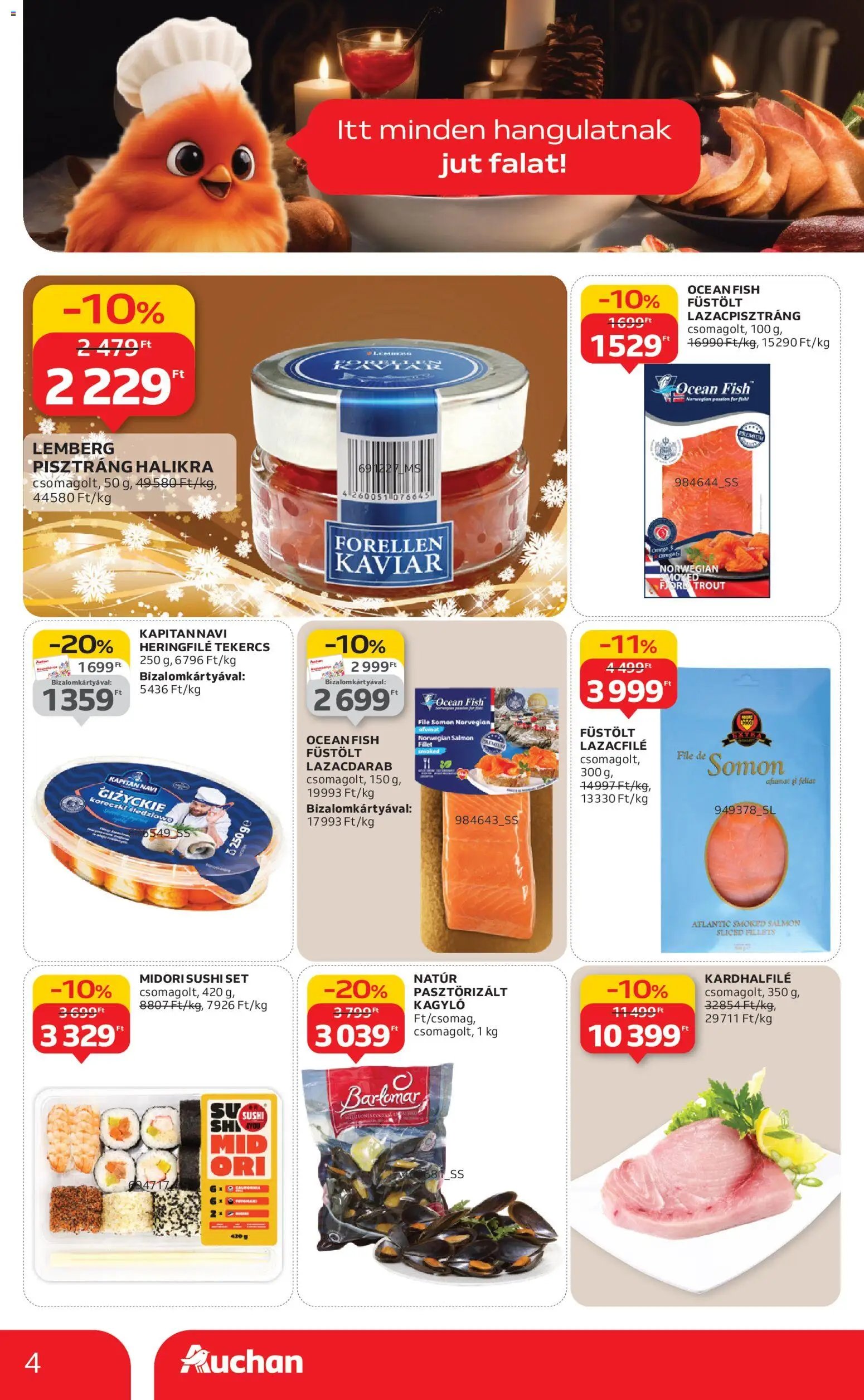 Auchan újság 2025.11.20. Karácsonyi prémium élelmiszer hipermarket ajánlataink (2025-11-20 - 2025-12-24)