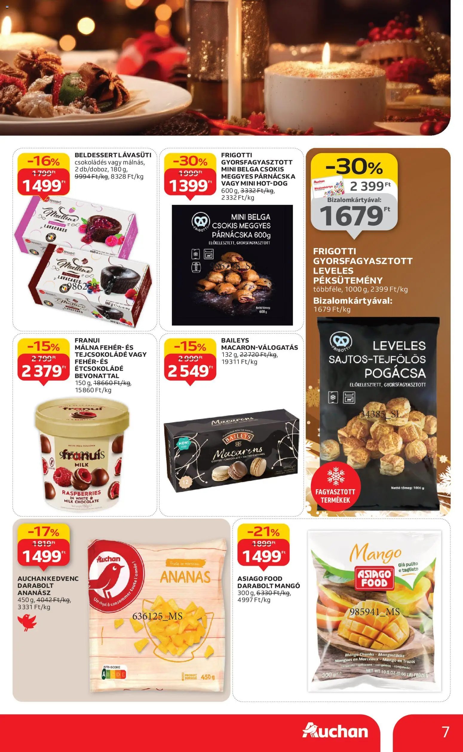 Auchan újság 2025.11.20. Karácsonyi prémium élelmiszer hipermarket ajánlataink (2025-11-20 - 2025-12-24)