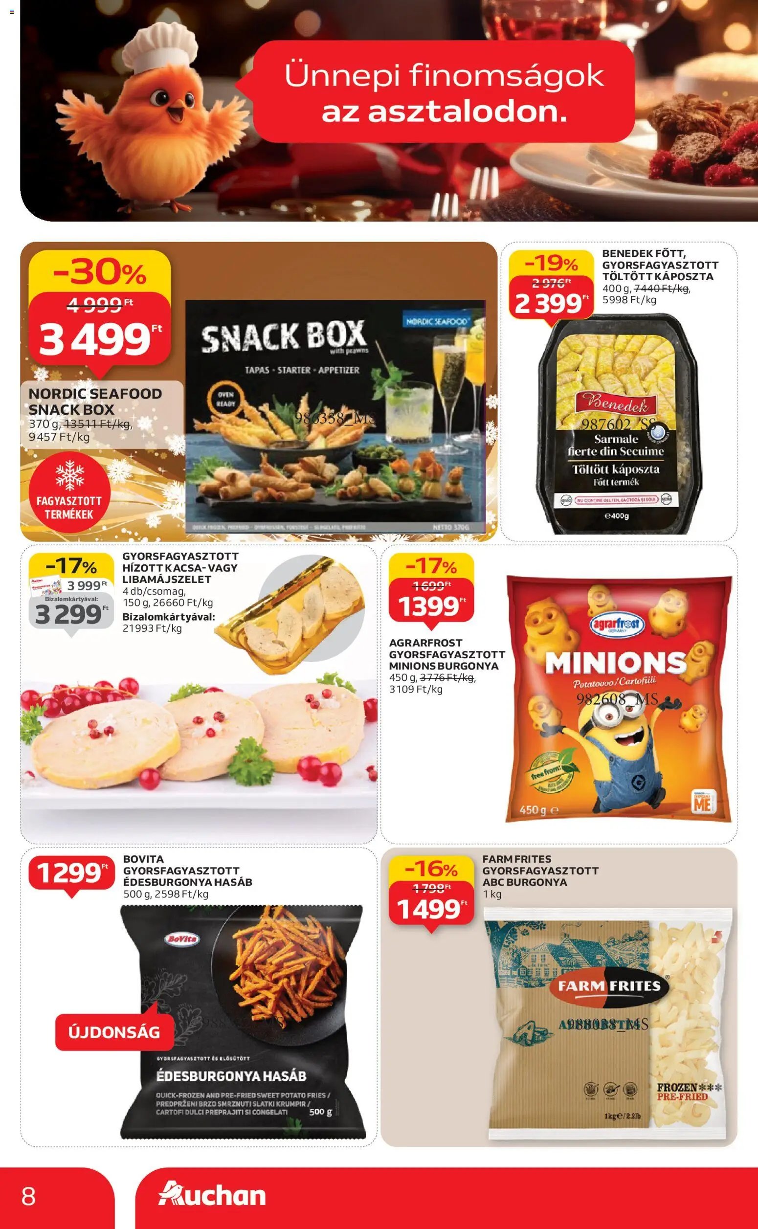 Auchan újság 2025.11.20. Karácsonyi prémium élelmiszer hipermarket ajánlataink (2025-11-20 - 2025-12-24)