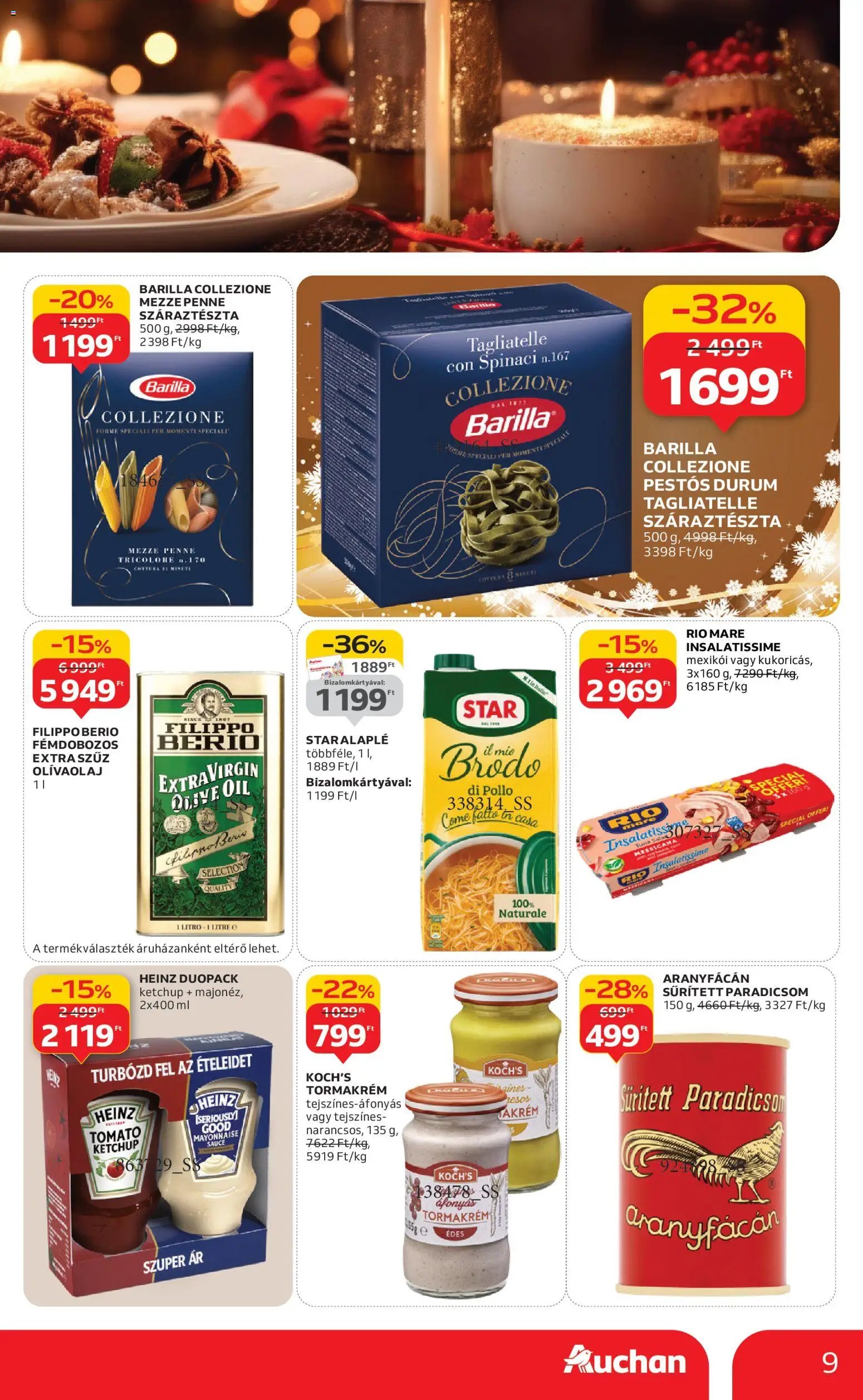 Auchan újság 2025.11.20. Karácsonyi prémium élelmiszer hipermarket ajánlataink (2025-11-20 - 2025-12-24)