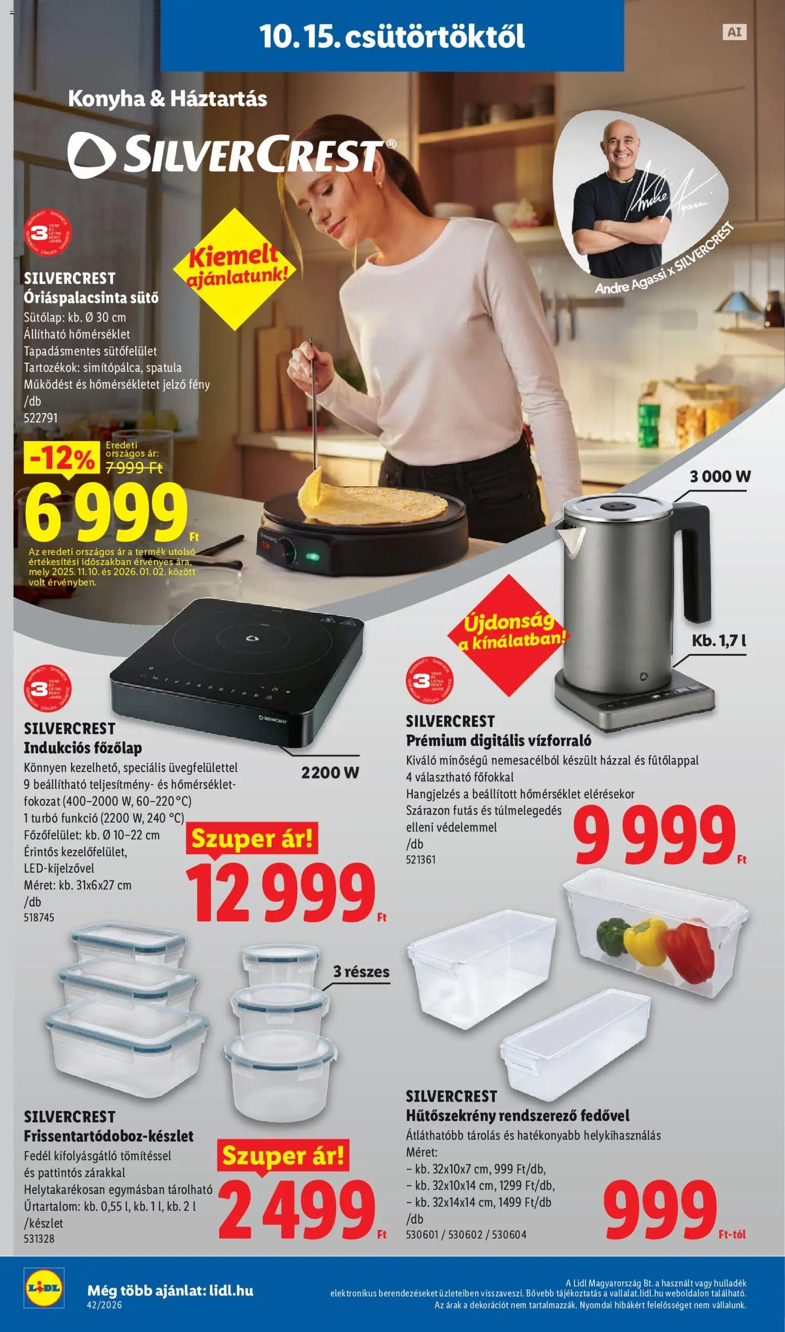 Lidl Nonfood kínálatunk 2026.10.15. - lapozható formában szórólap ✳️