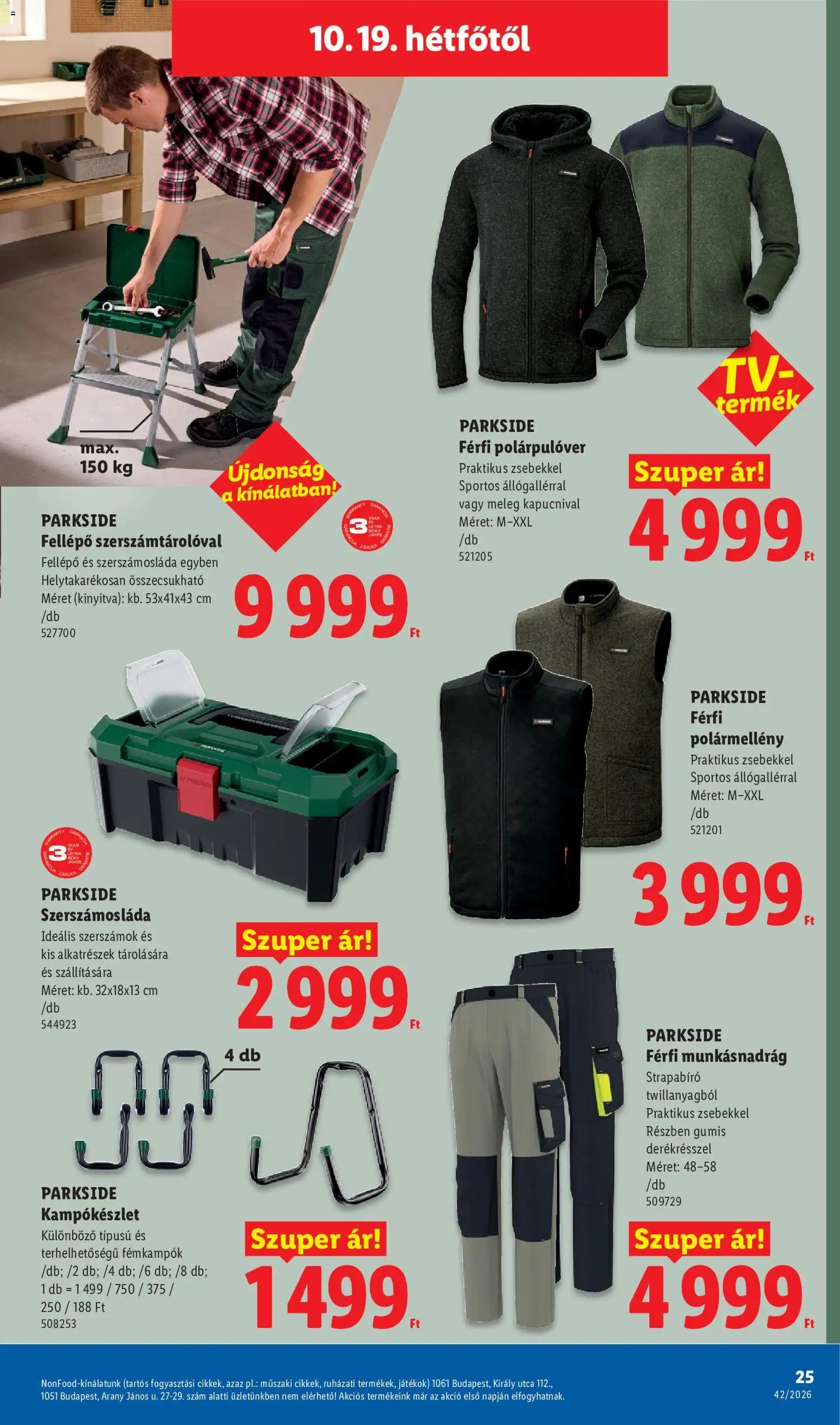 Lidl Nonfood kínálatunk 2026.10.15. - lapozható formában szórólap ✳️
