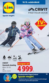 Lidl Nonfood kínálatunk 2026.10.15. - lapozható formában szórólap ✳️