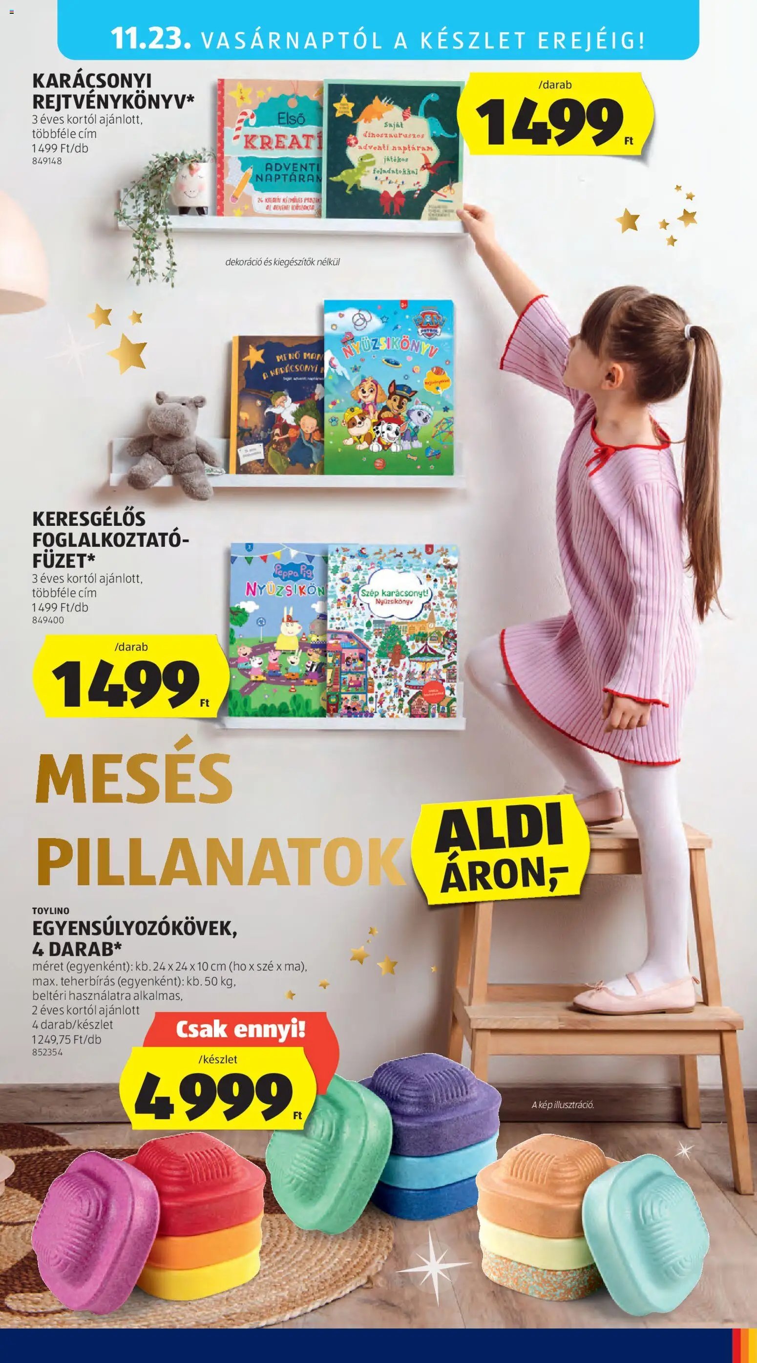 Aldi újság 2025.11.20. Középső sor termékei (2025-11-20 - 2025-11-26)