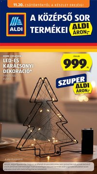 Aldi újság 2025.11.20. Középső sor termékei (2025-11-20 - 2025-11-26)