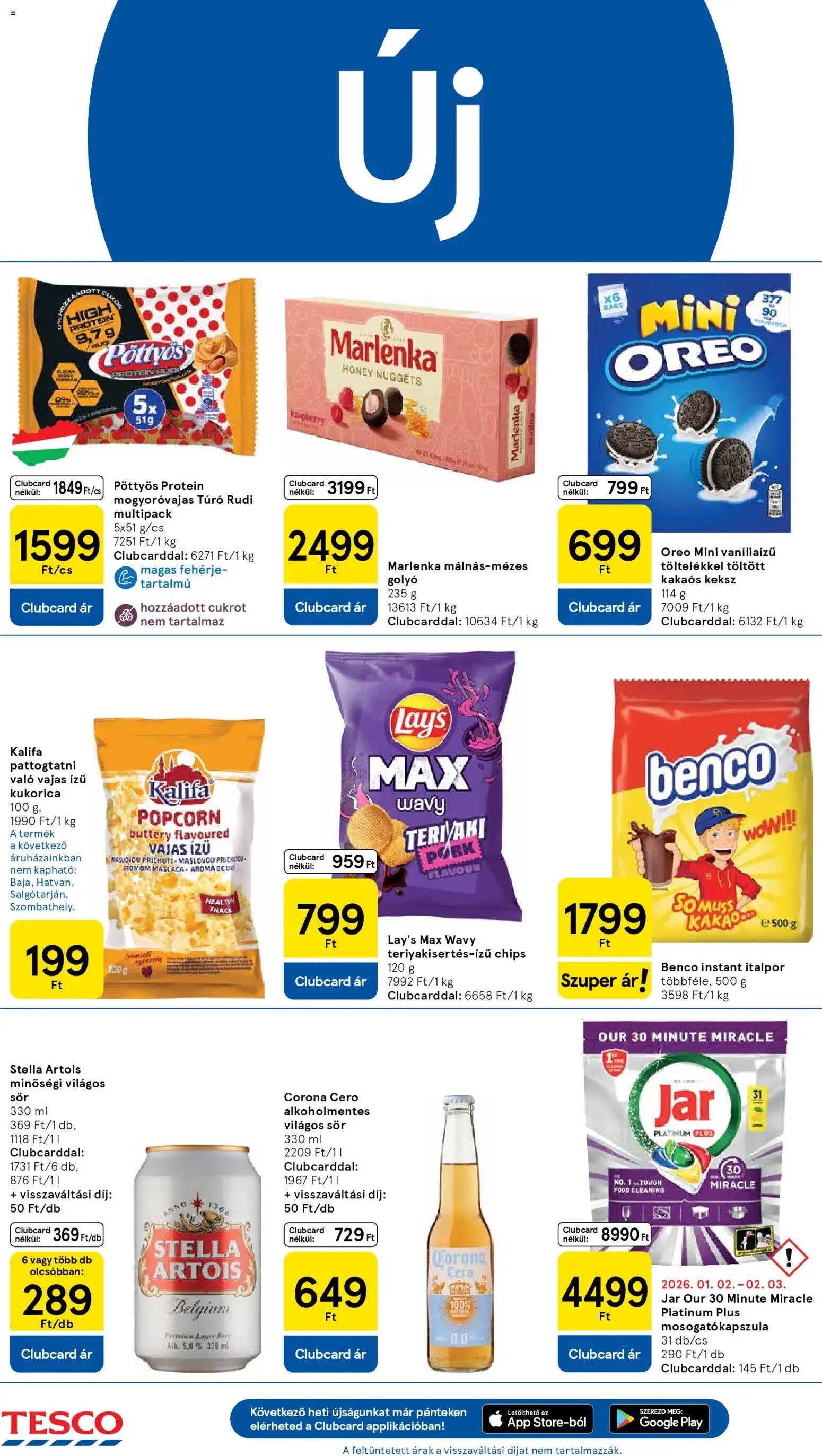 Tesco újság 2026.01.29. Akciós újság Tesco (2026-01-29 - 2026-02-04)