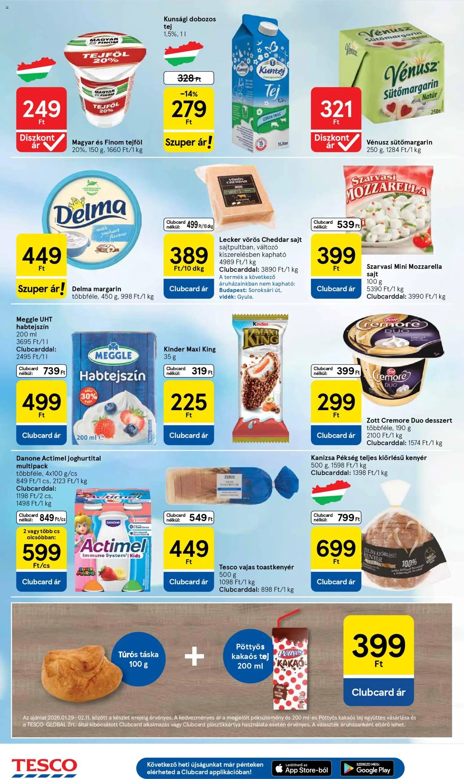Tesco újság 2026.01.29. Akciós újság Tesco (2026-01-29 - 2026-02-04)