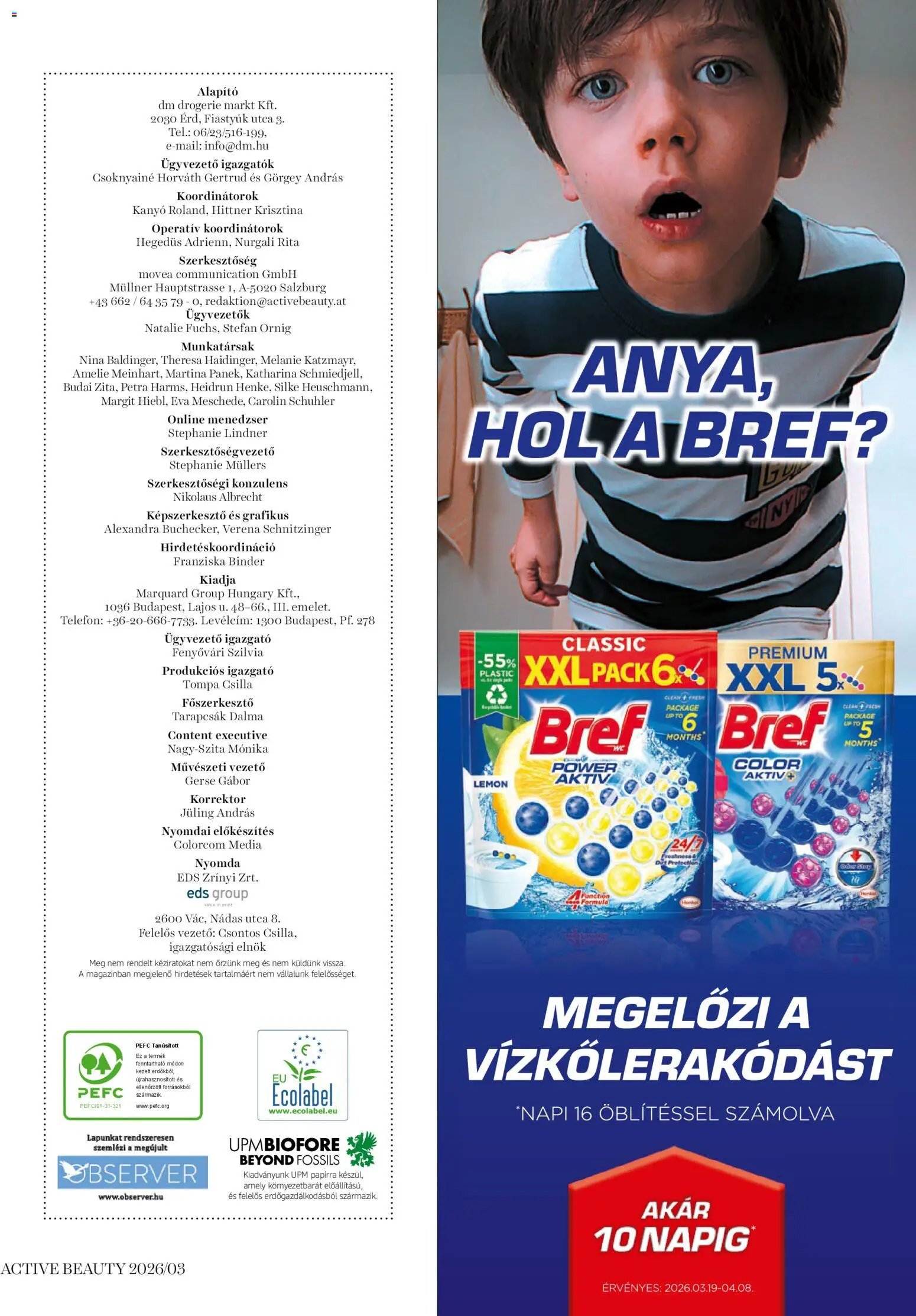 DM Drogerie Markt újság 2026.03.26. DM Drogerie Markt Active Beauty 2026/03 (2026-03-26 - 2026-04-30)