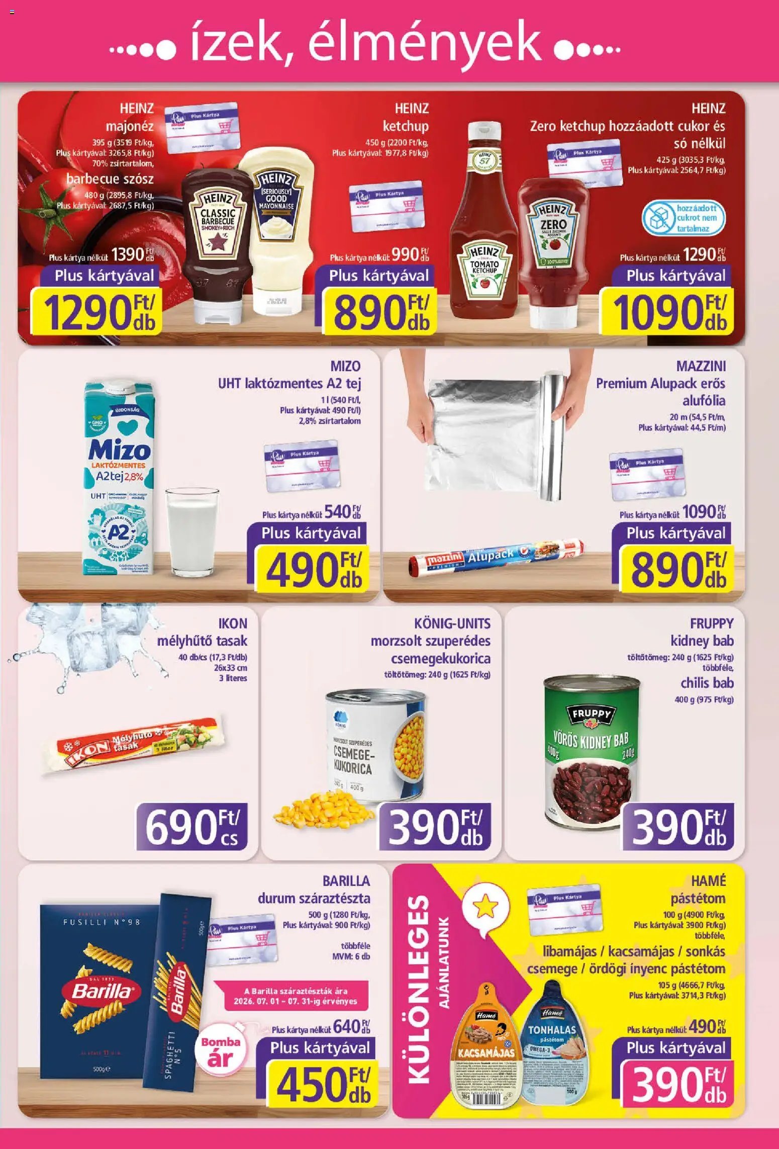 Plus Market újság 2026.07.02. Plus Market akciós újság
