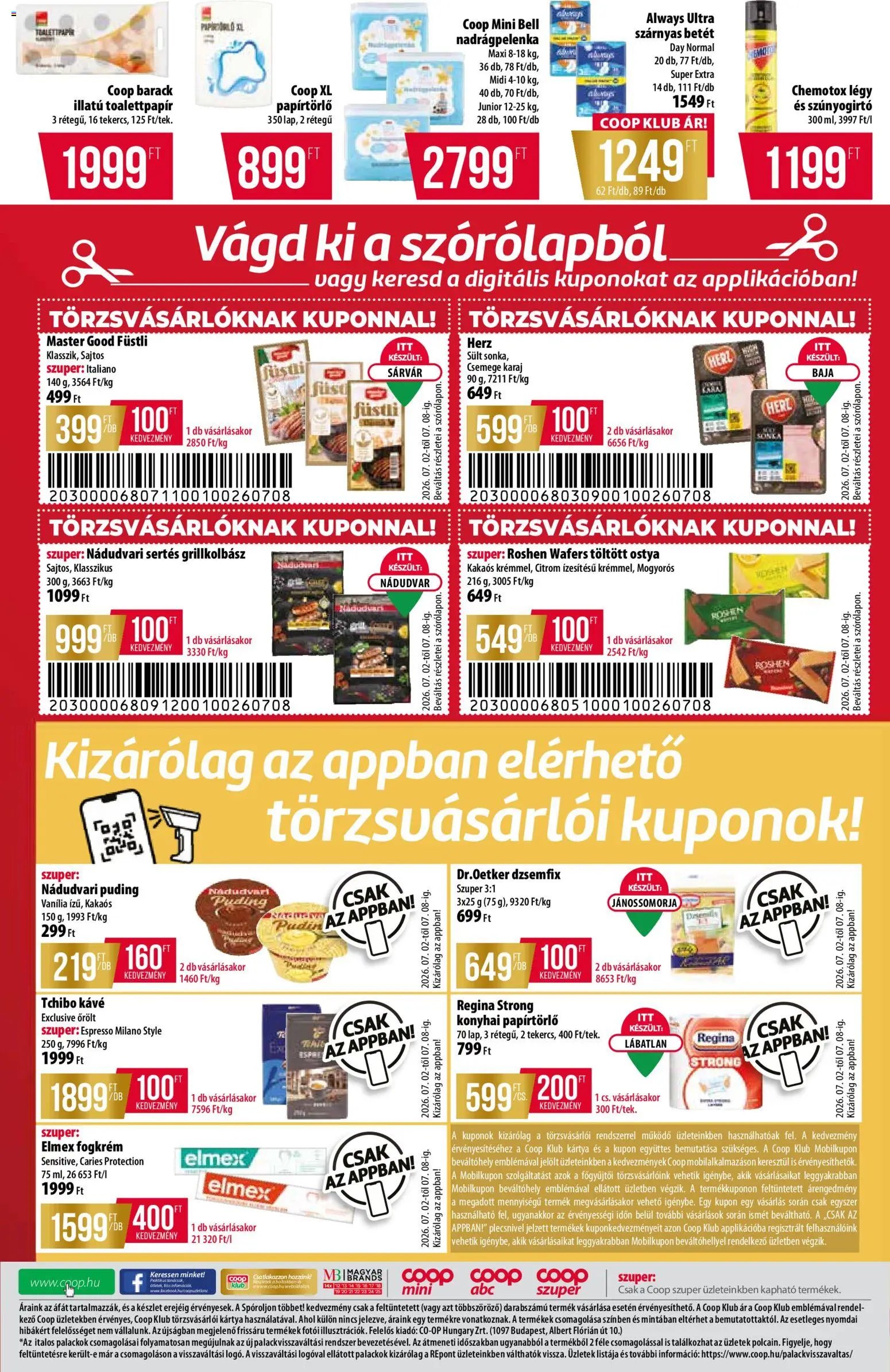 COOP újság 2026.07.02. COOP - Újság Észak Kelet Pro-Coop Zrt
