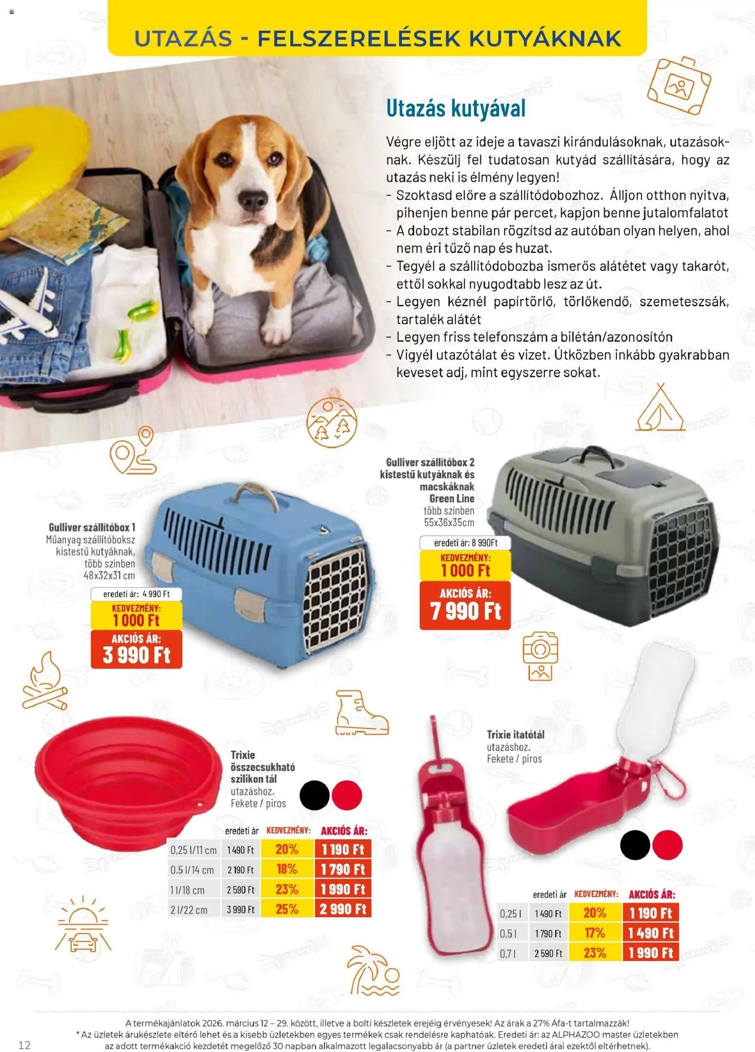 AlphaZoo újság 2026.03.12. AlphaZoo akciós újság (2026-03-12 - 2026-03-29)