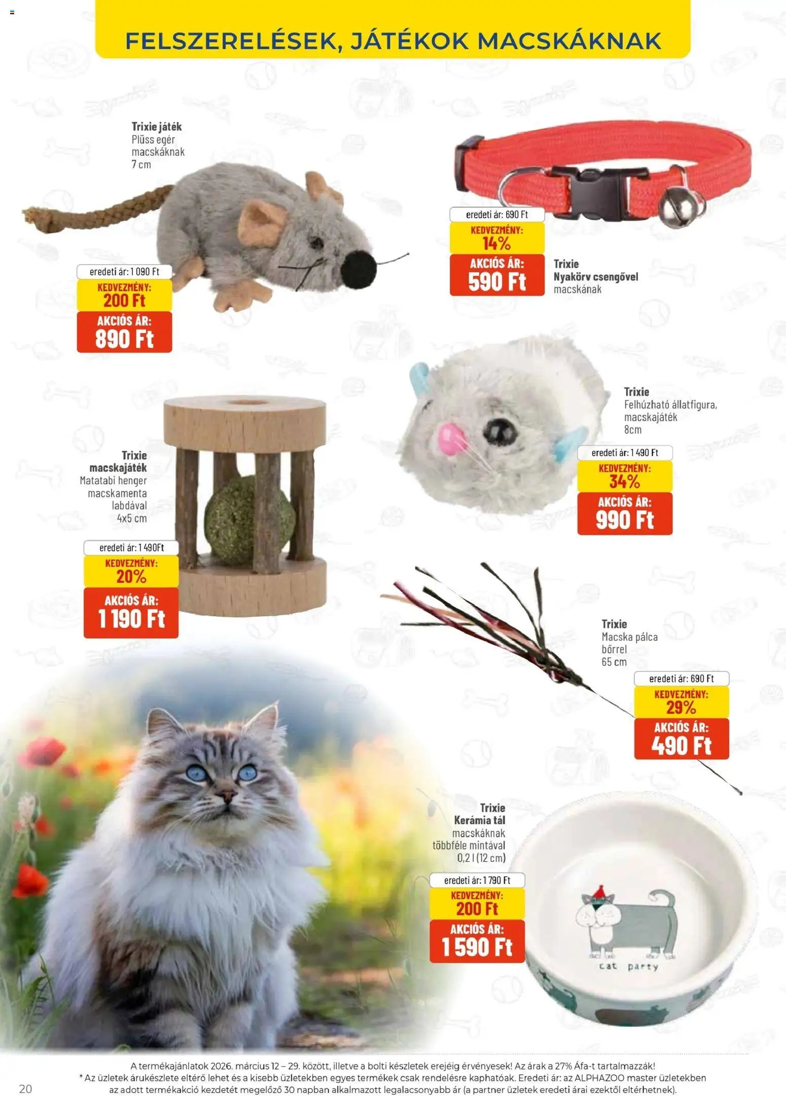 AlphaZoo újság 2026.03.12. AlphaZoo akciós újság (2026-03-12 - 2026-03-29)