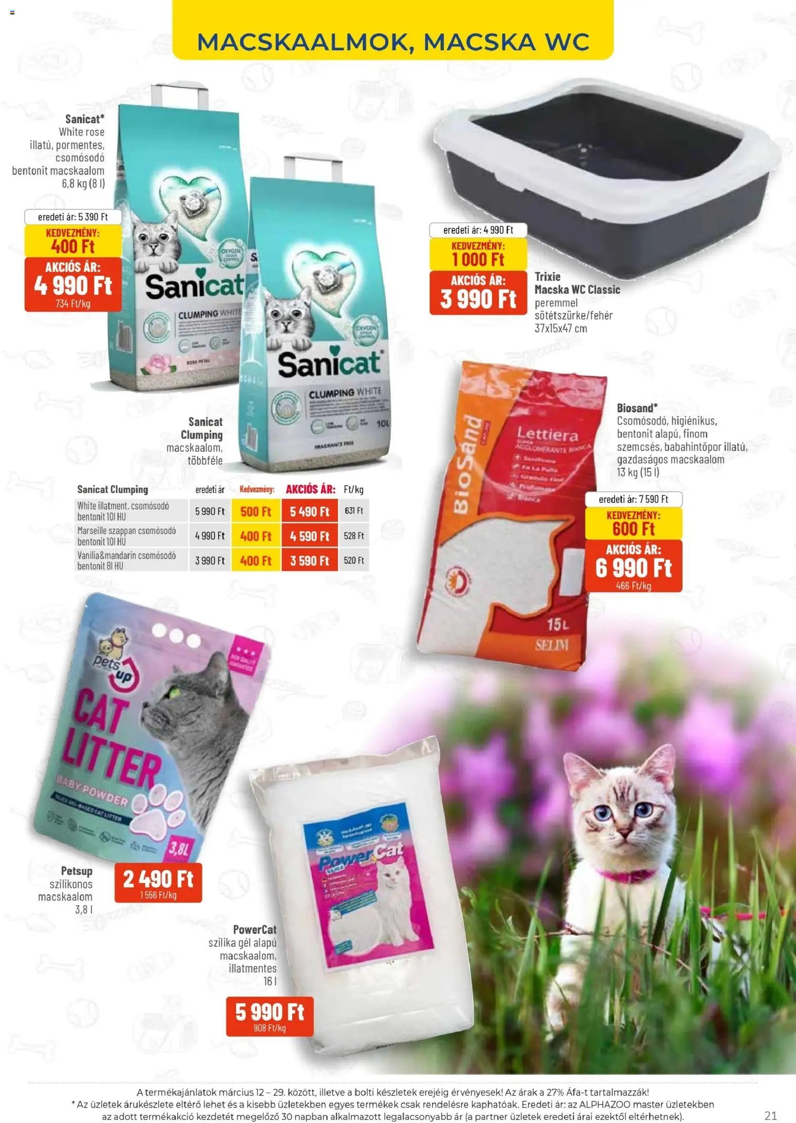 AlphaZoo újság 2026.03.12. AlphaZoo akciós újság (2026-03-12 - 2026-03-29)