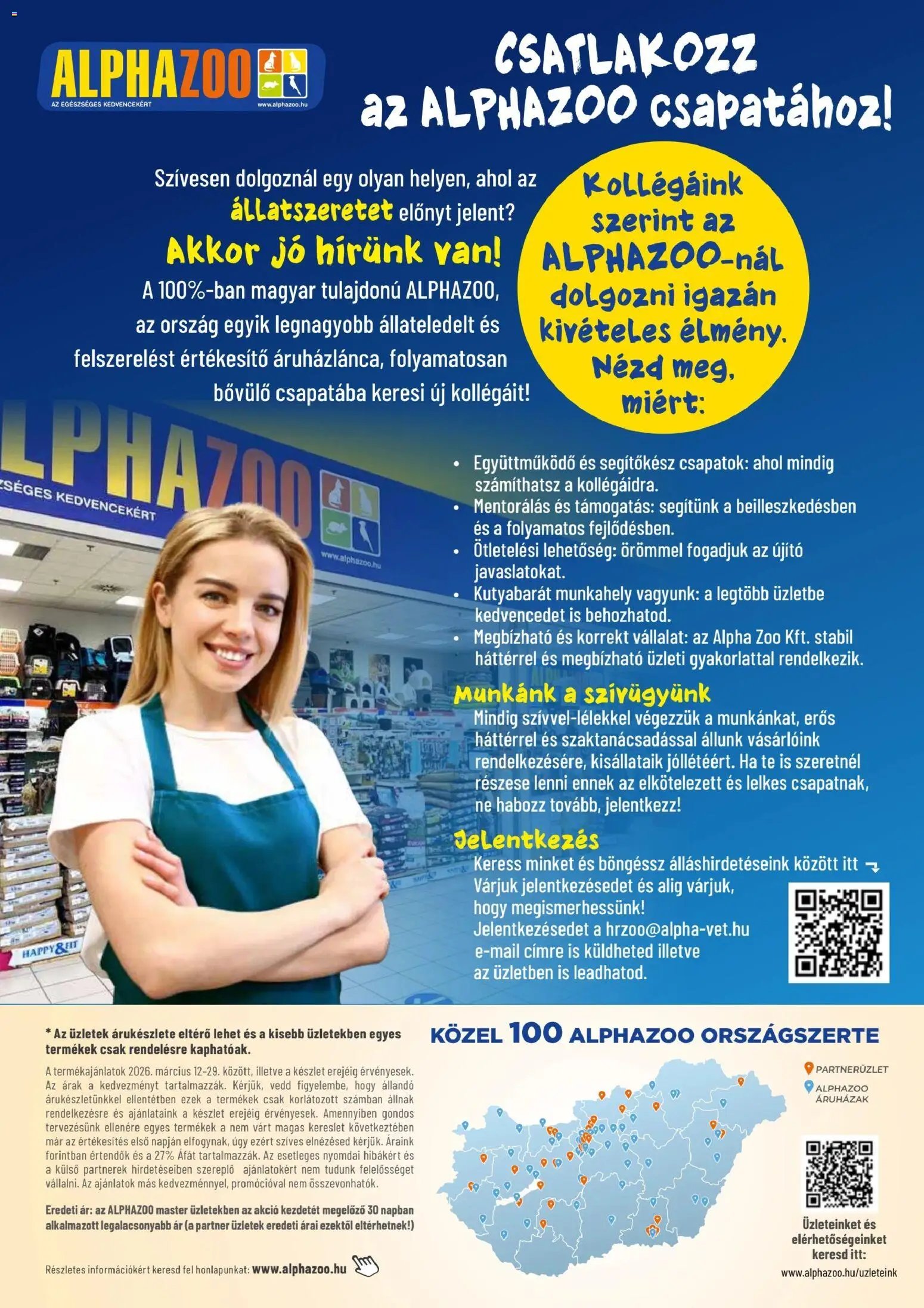 AlphaZoo újság 2026.03.12. AlphaZoo akciós újság (2026-03-12 - 2026-03-29)