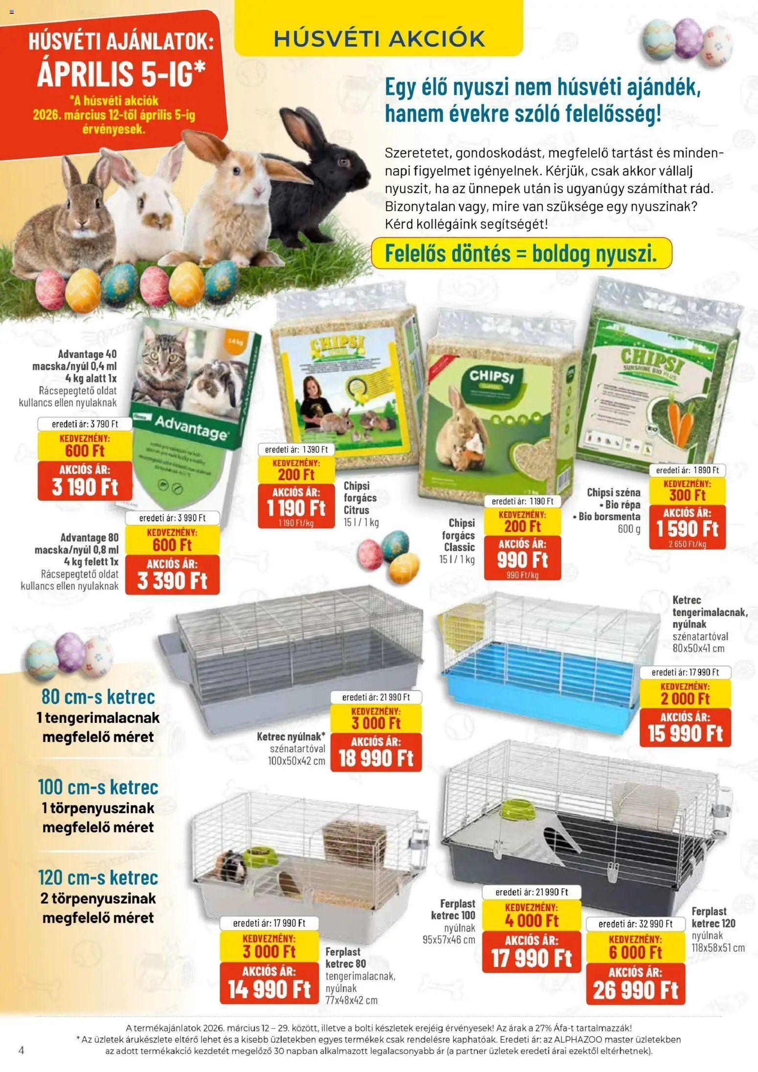 AlphaZoo újság 2026.03.12. AlphaZoo akciós újság (2026-03-12 - 2026-03-29)