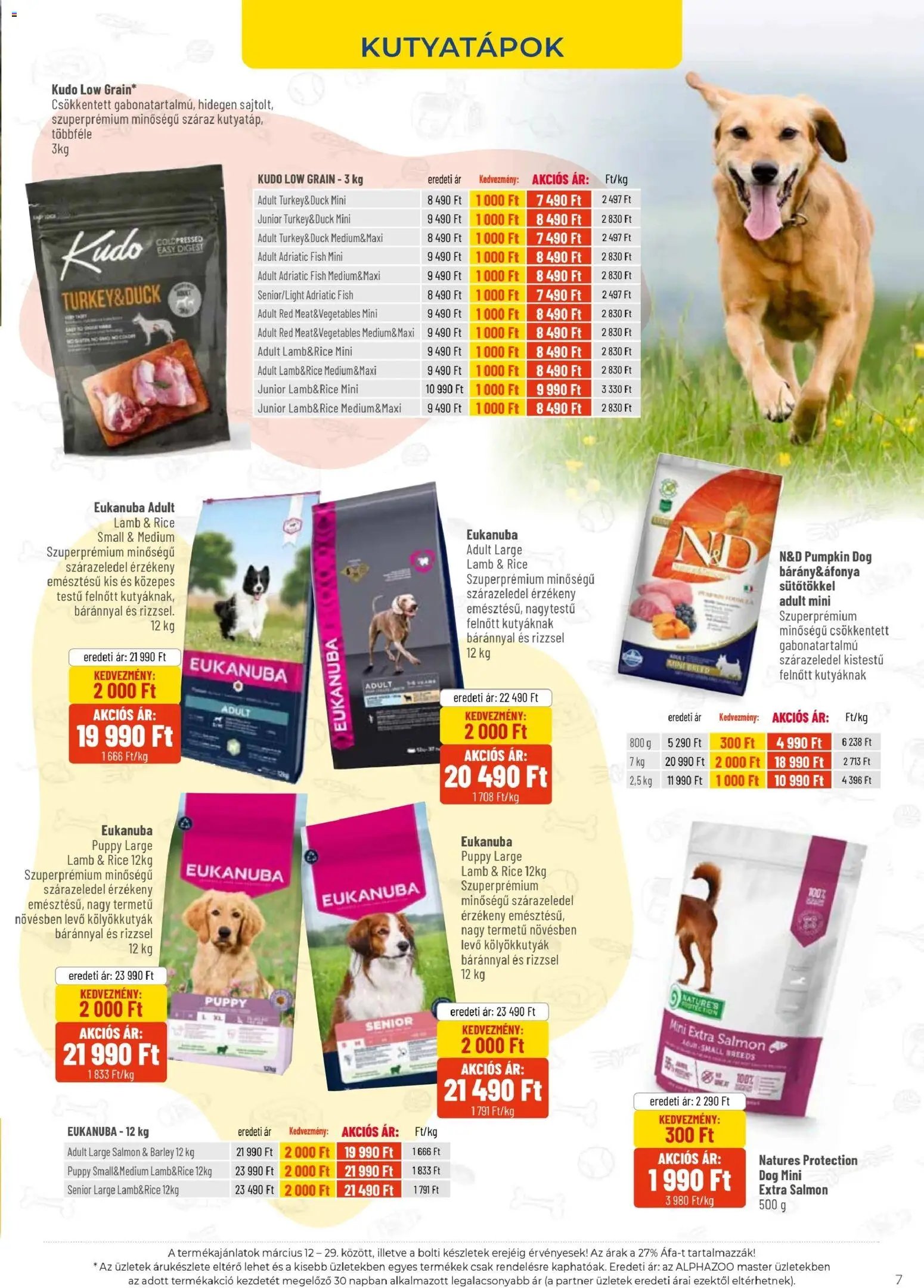 AlphaZoo újság 2026.03.12. AlphaZoo akciós újság (2026-03-12 - 2026-03-29)