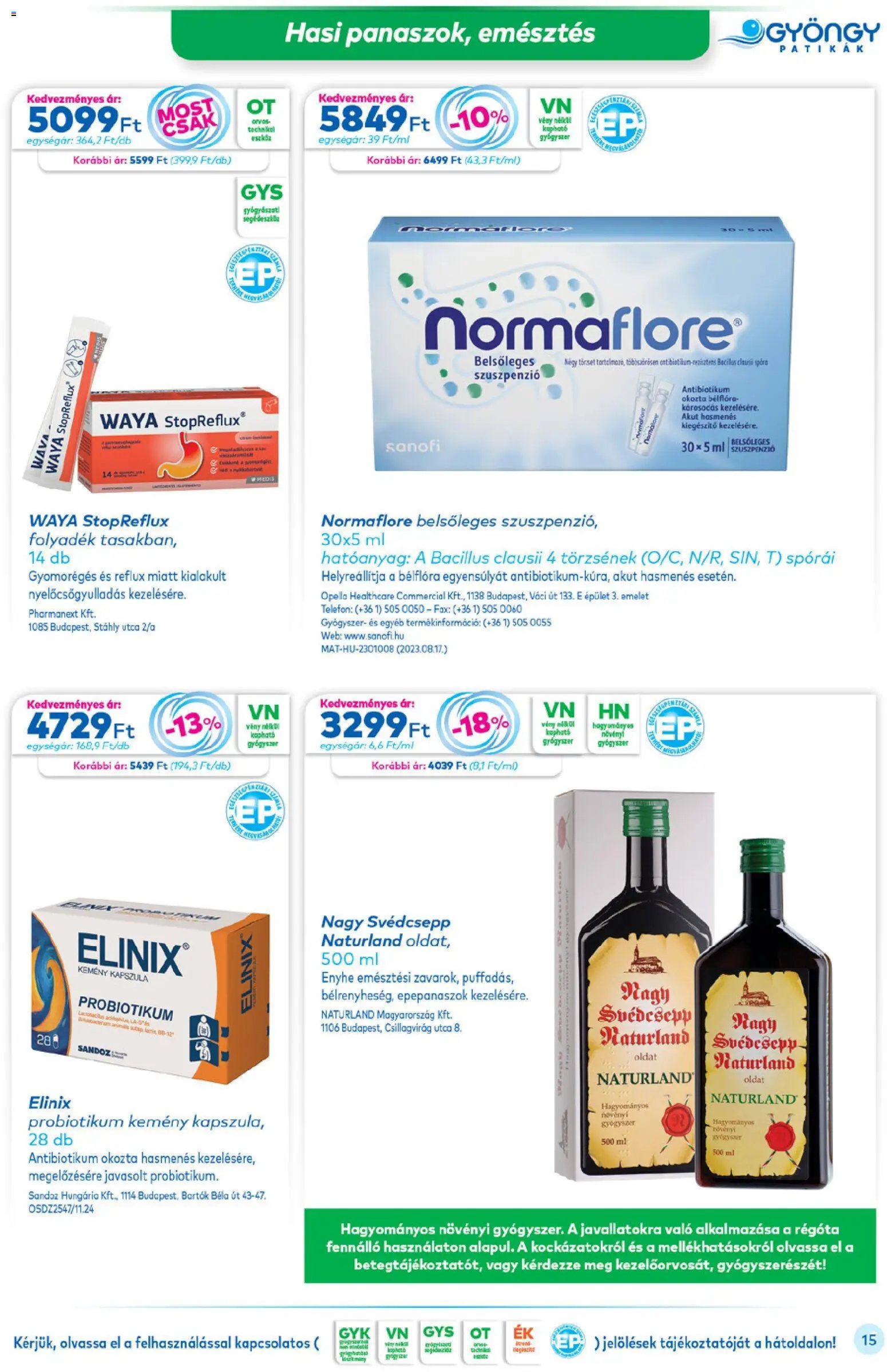 Gyöngy Patikák újság 2025.12.01. Akciós újság Gyöngy Patikák (2025-12-01 - 2025-12-31)