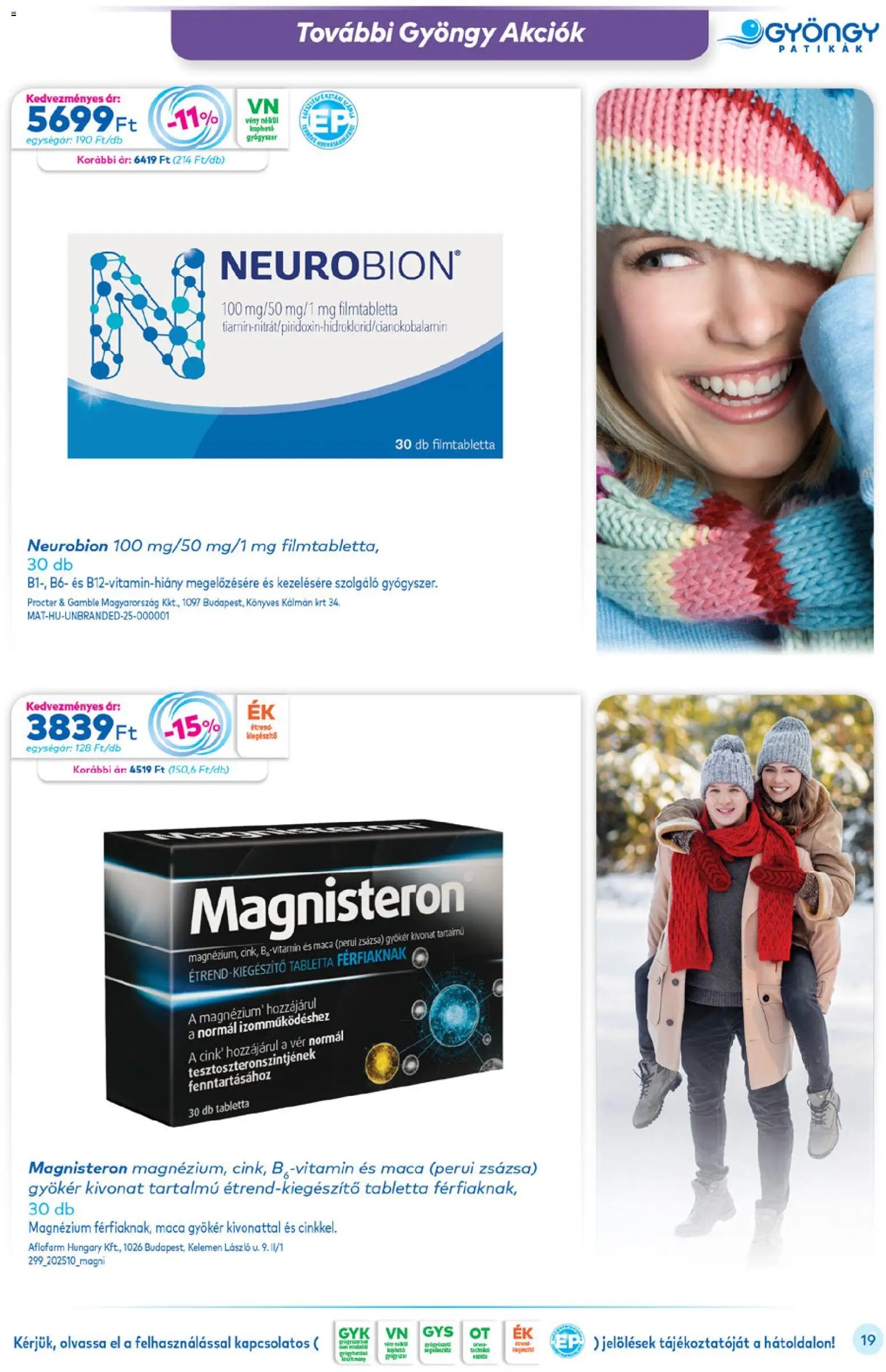 Gyöngy Patikák újság 2025.12.01. Akciós újság Gyöngy Patikák (2025-12-01 - 2025-12-31)