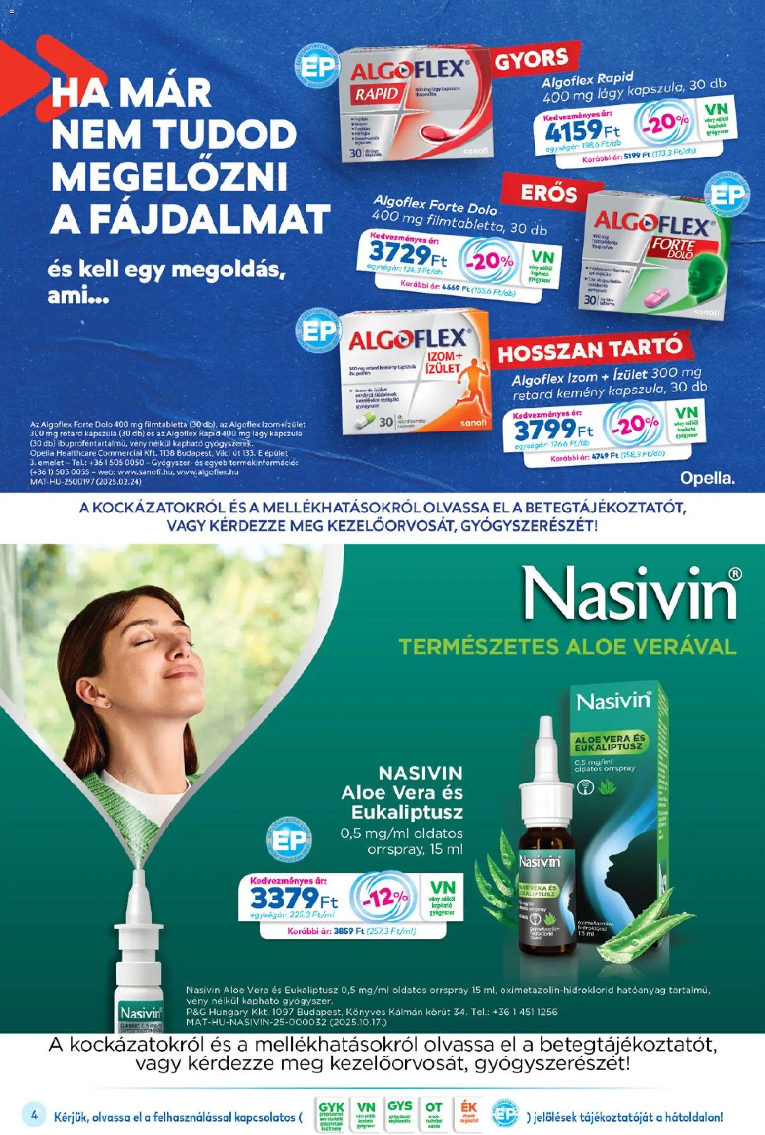 Gyöngy Patikák újság 2025.12.01. Akciós újság Gyöngy Patikák (2025-12-01 - 2025-12-31)