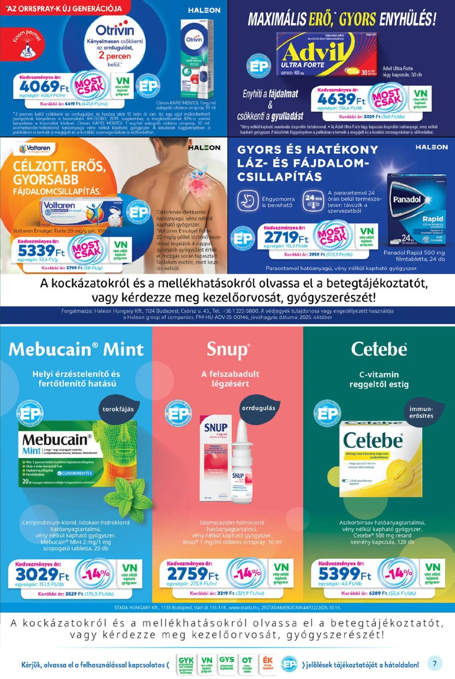 Gyöngy Patikák újság 2025.12.01. Akciós újság Gyöngy Patikák (2025-12-01 - 2025-12-31)