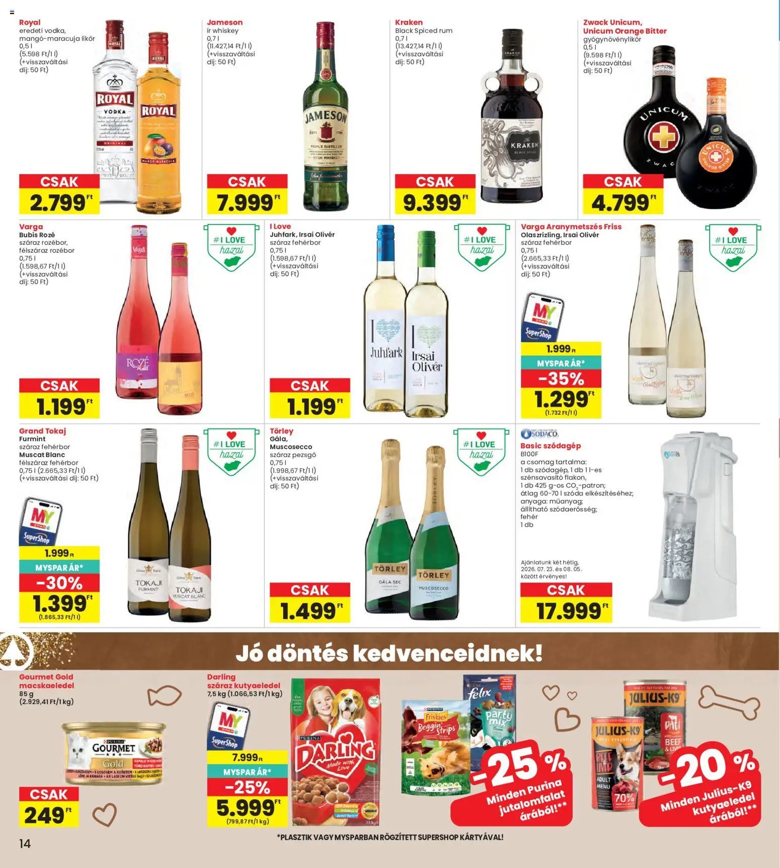 Interspar újság 2026.07.23. Interspar akciós újság