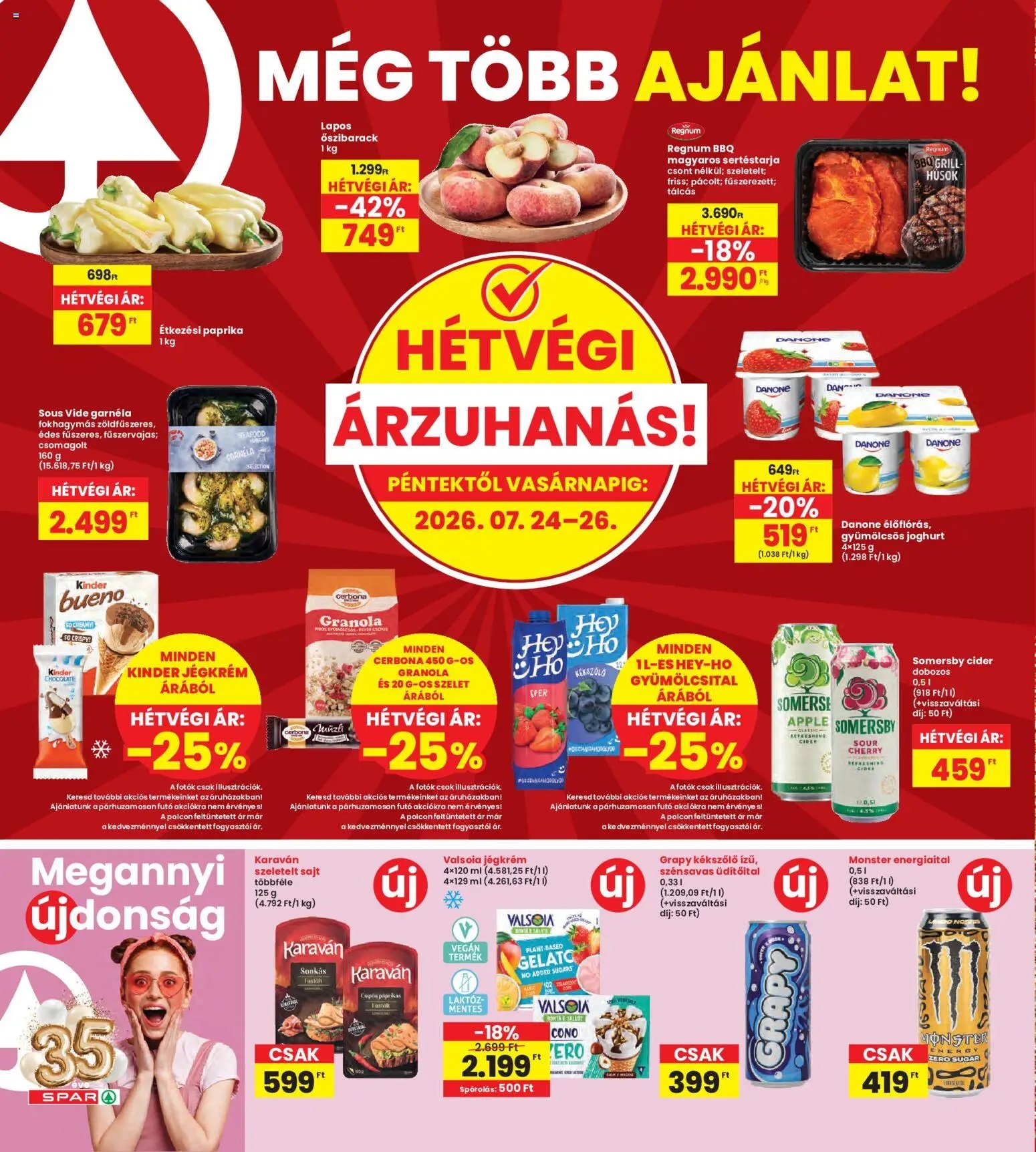 Interspar újság 2026.07.23. Interspar akciós újság