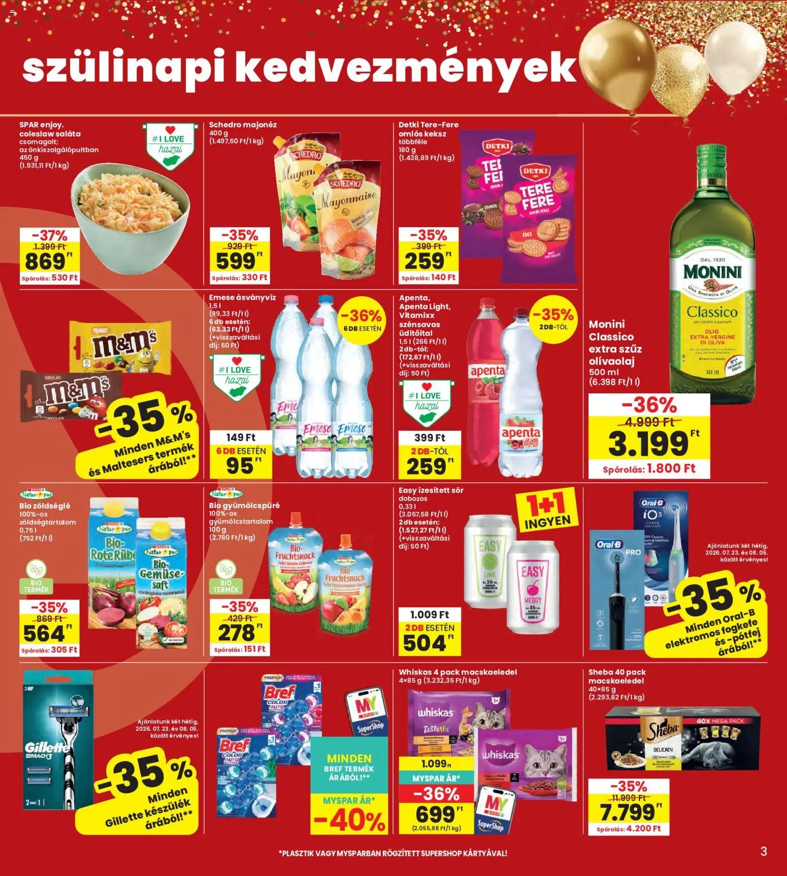 Interspar újság 2026.07.23. Interspar akciós újság