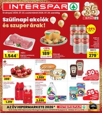 Interspar újság 2026.07.23. Interspar akciós újság