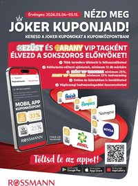 Rossmann újság 2026.05.04. Rossmann Szórólap (2026-05-04 - 2026-05-15)